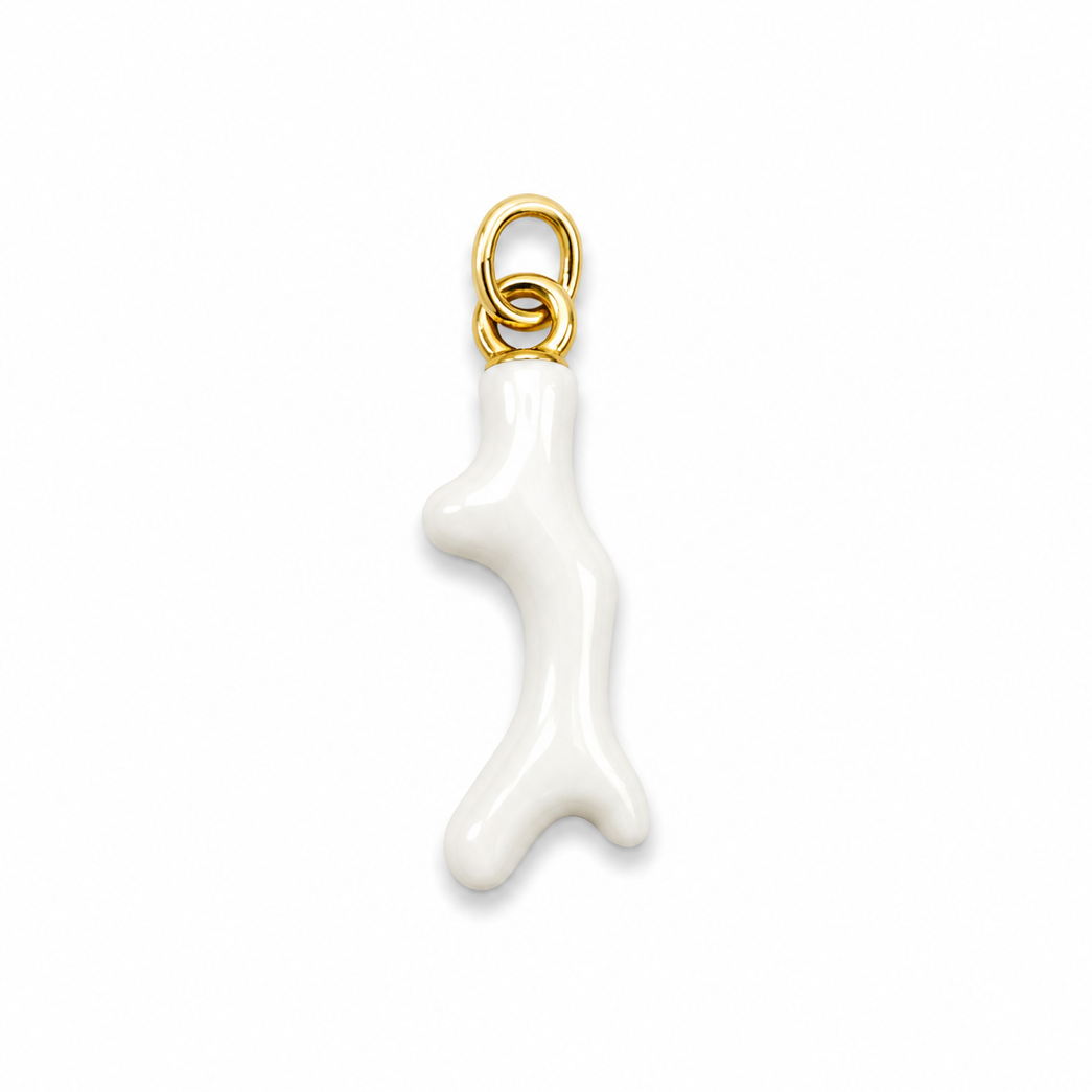 Charm | Coral blanco