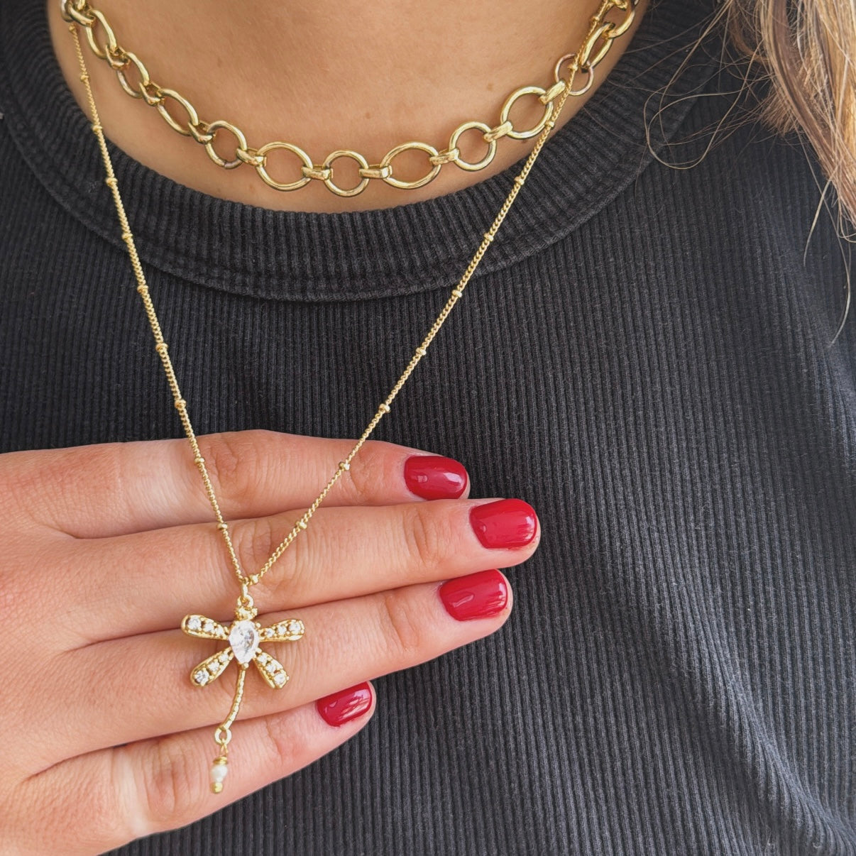 Cadenita | Amuleto Libelula