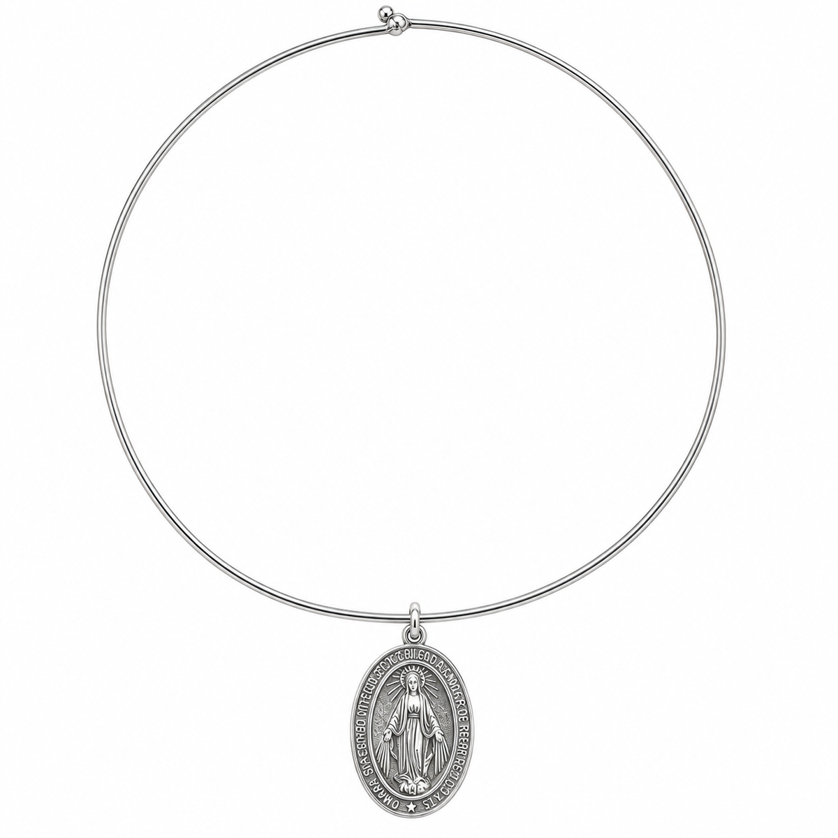 Collar | Tiara Virgencita Silver