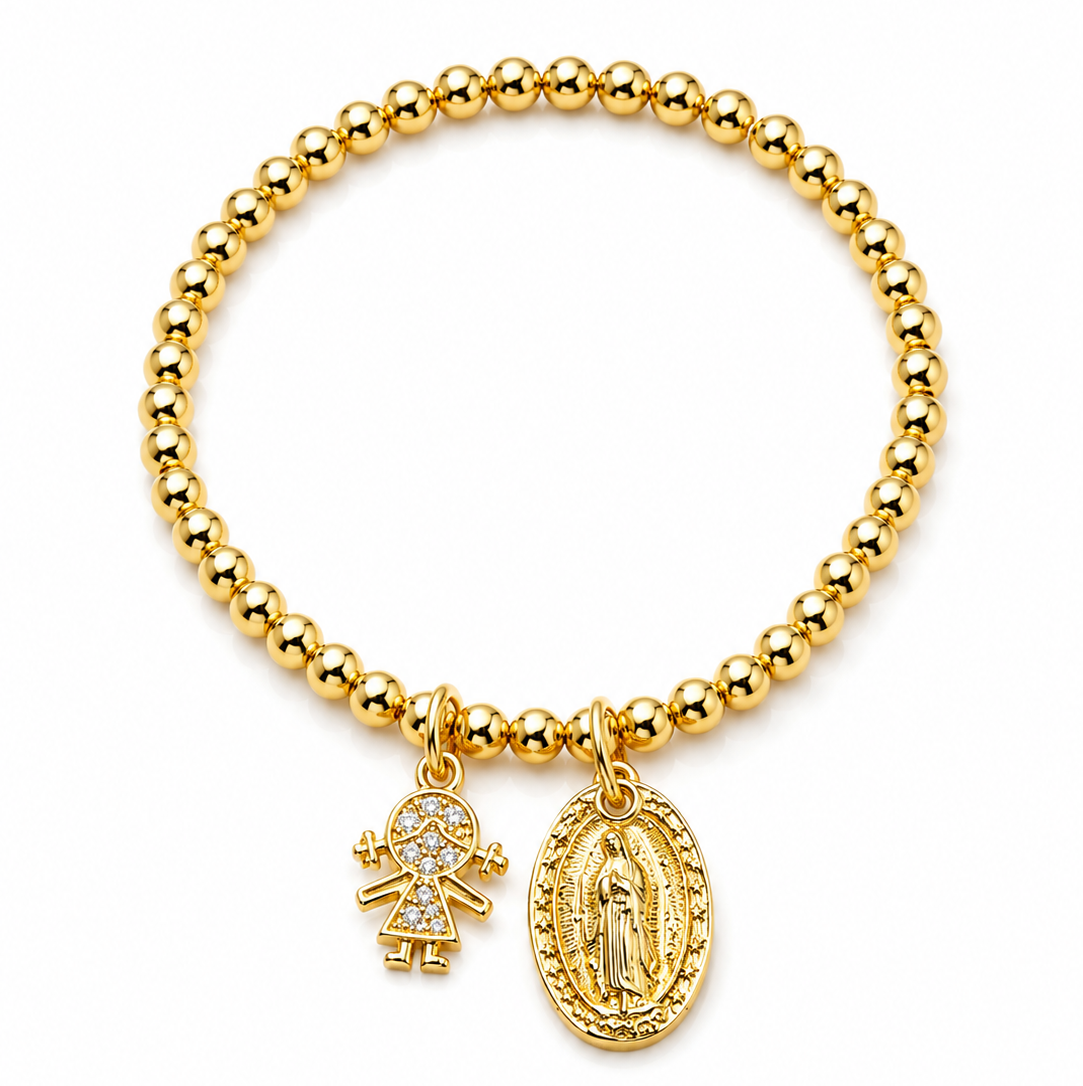 Pulsera | Virgen de los Rayos y niña