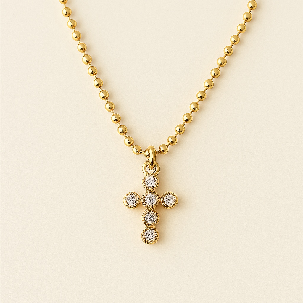 Cadenita | Cruz brillante