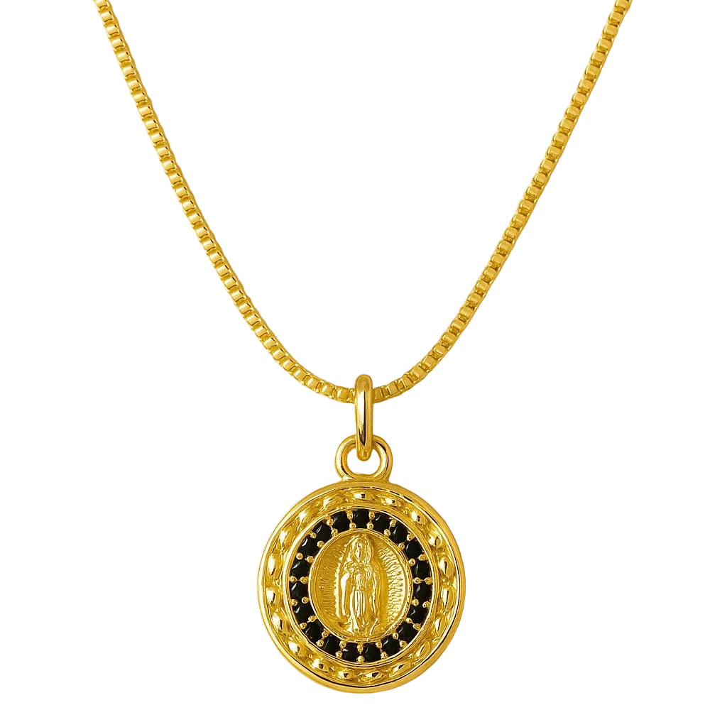 Collar | Virgencita Mini Black