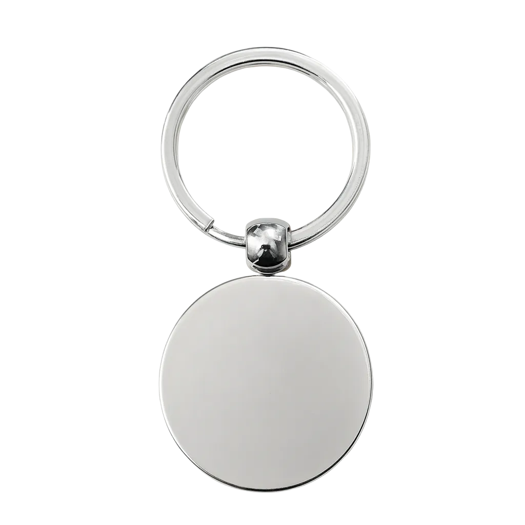 Llavero | Metálico Plateado