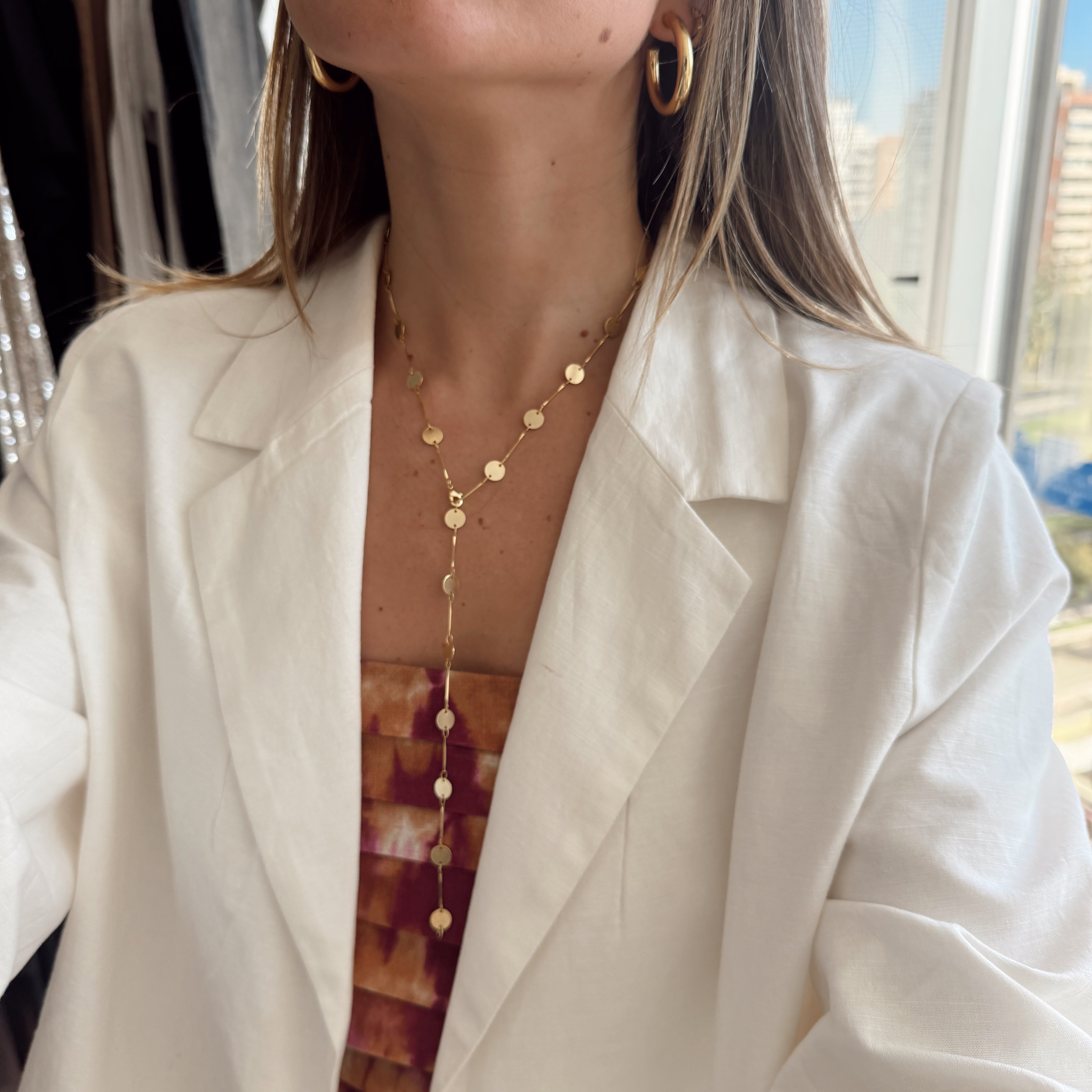 Collar | Día de la madre: cascada de oro