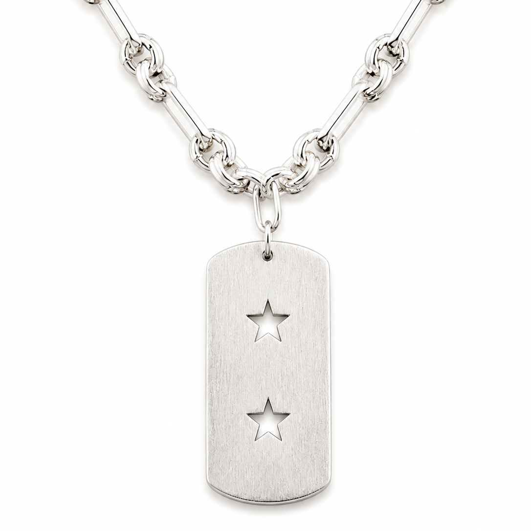 Collar | Placa Silves + Grabado