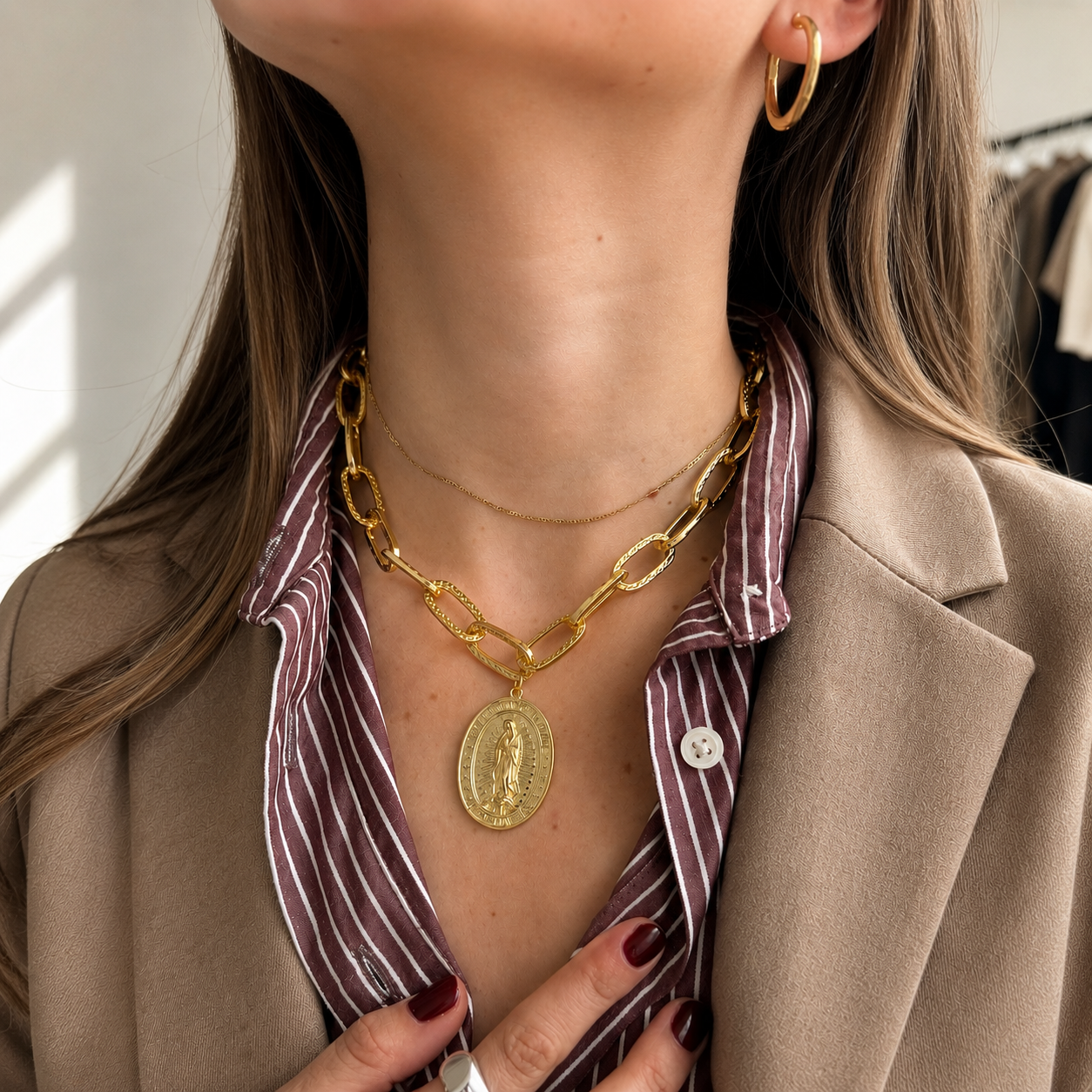 Collar | Virgencita de los Rayos L