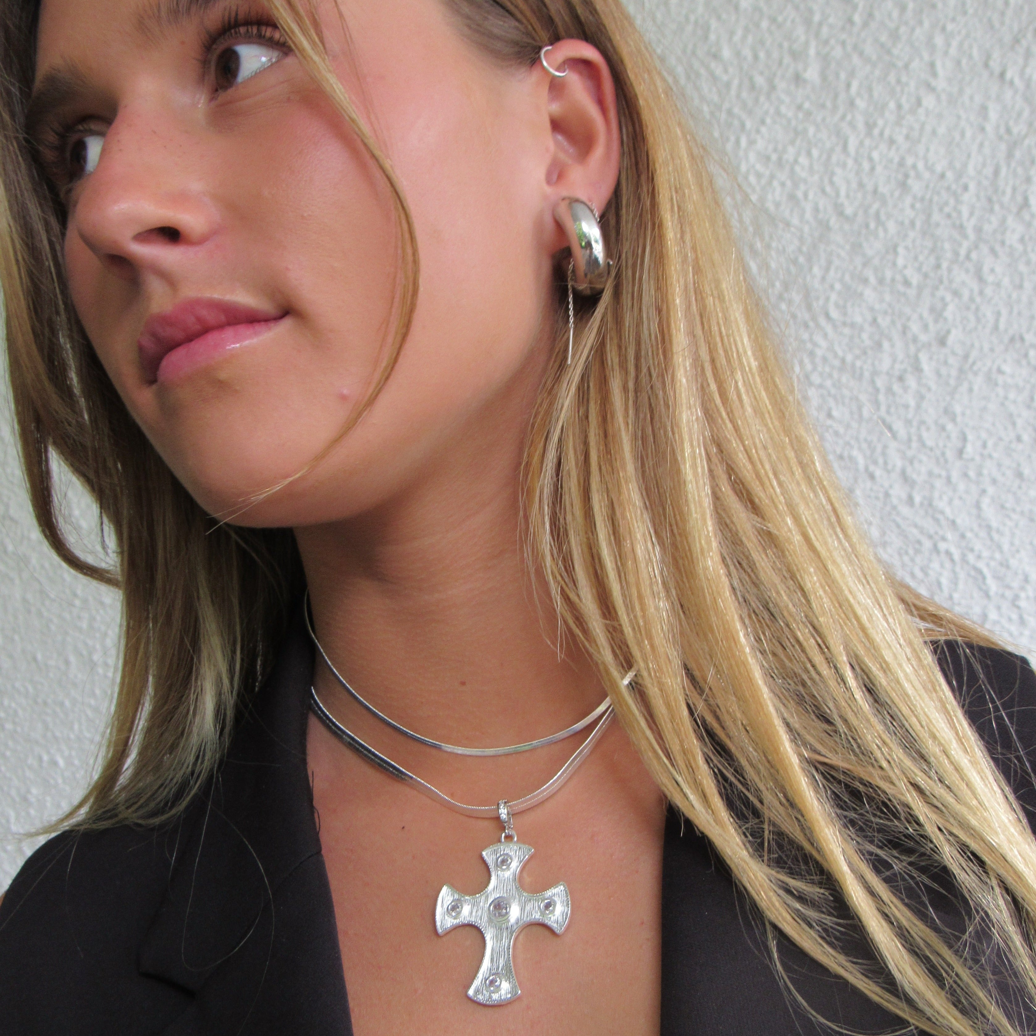 Choker | Cinta Fina Plata