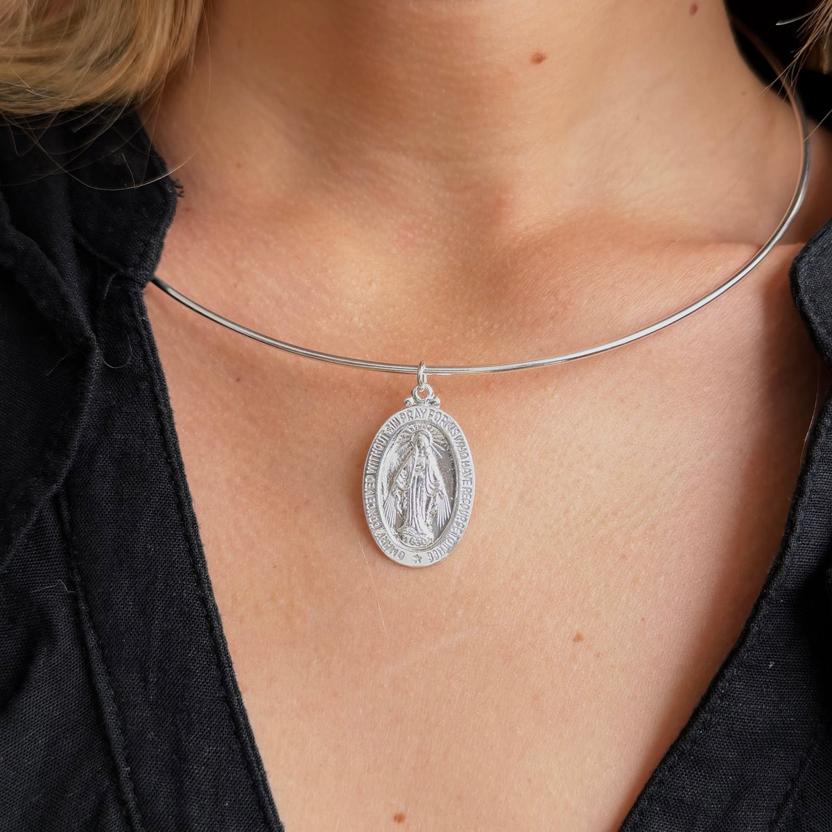 Collar | Tiara Virgencita Silver