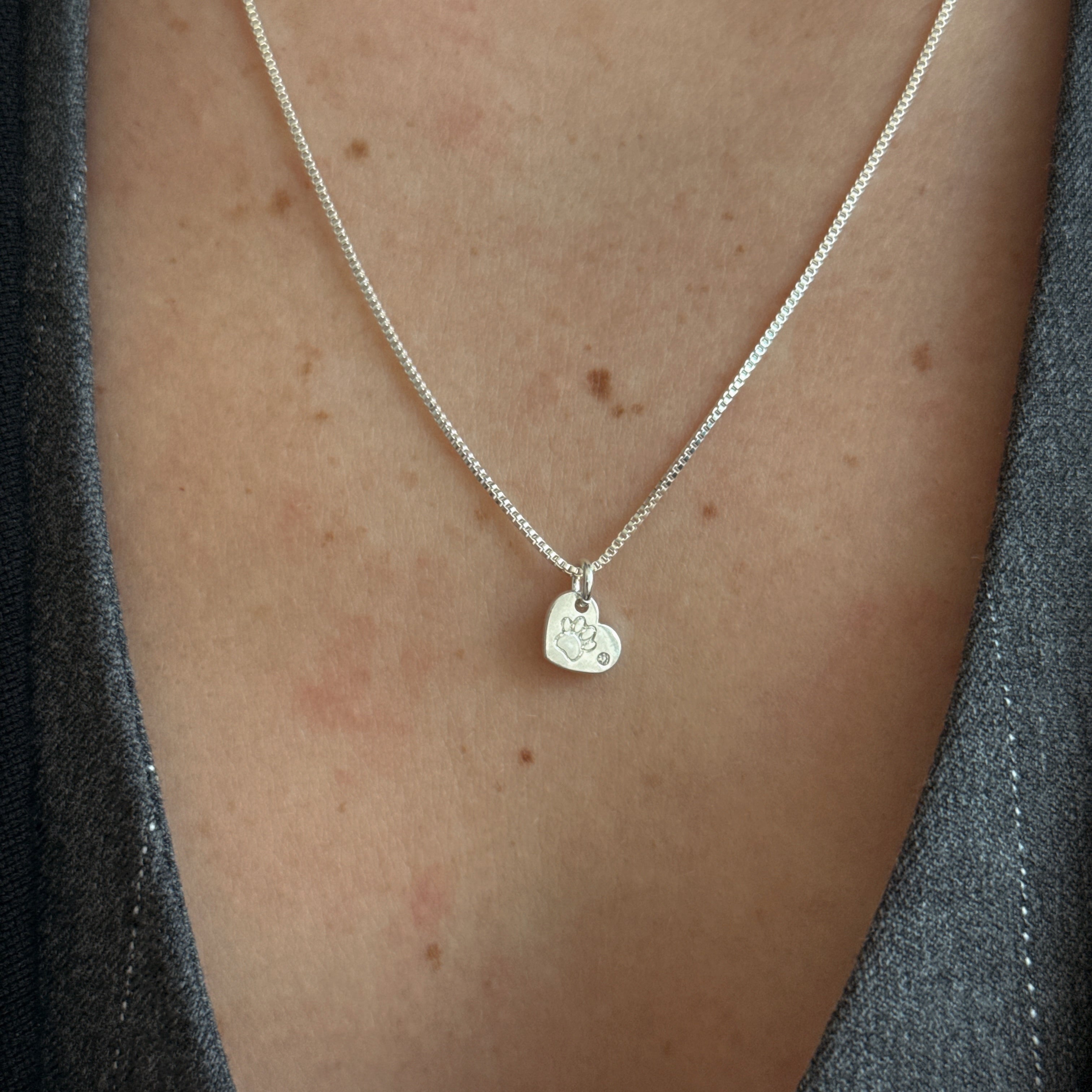 Collar | Dog Mom Silver