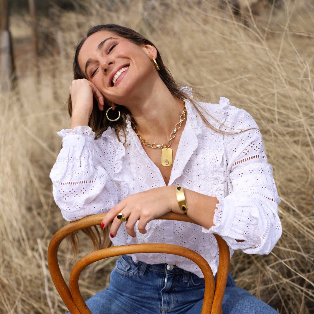 Collar Placa | Soul Writer Gold