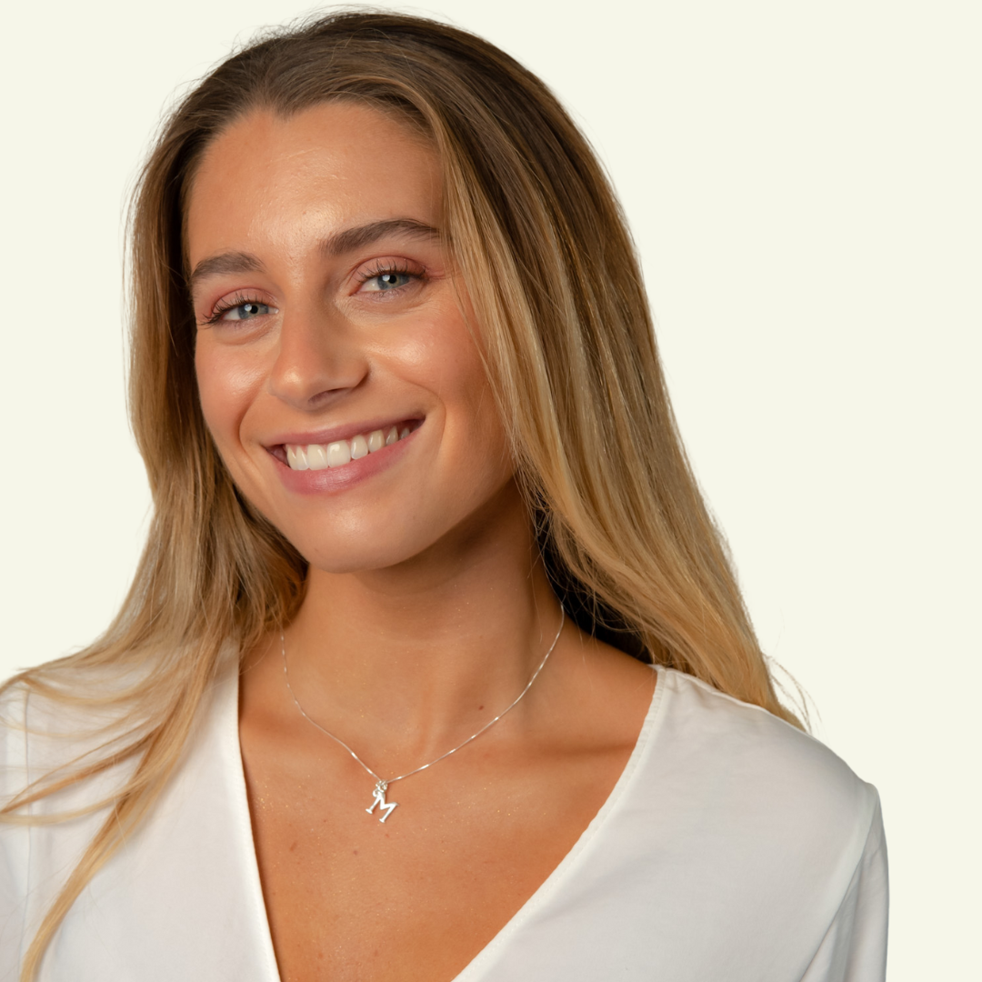 Cadenita | Inicial con Punto de Luz Plata