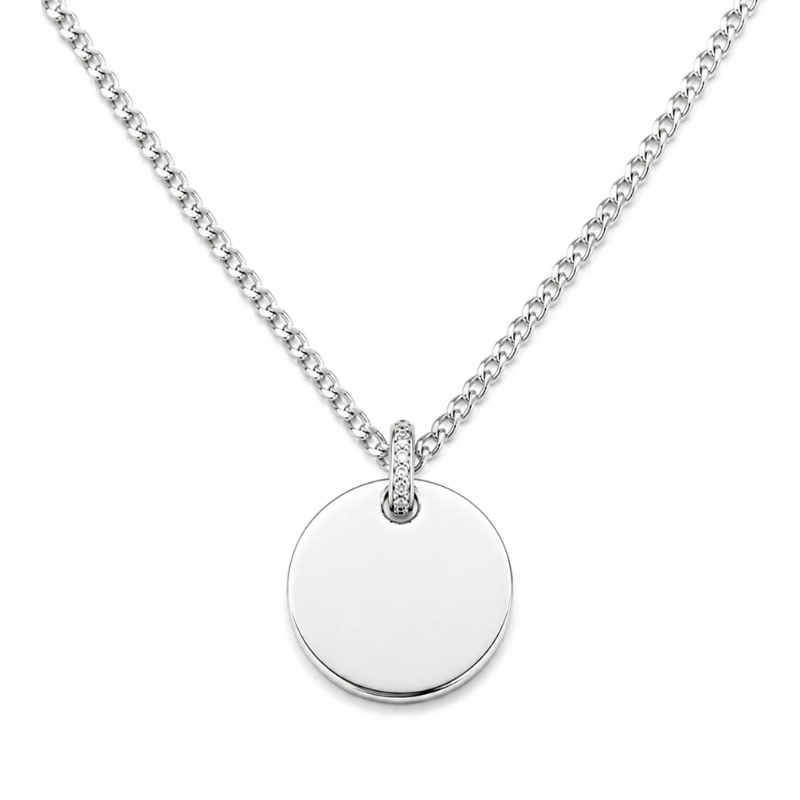 Cadenita | Medalla Silver Circones Personalizable
