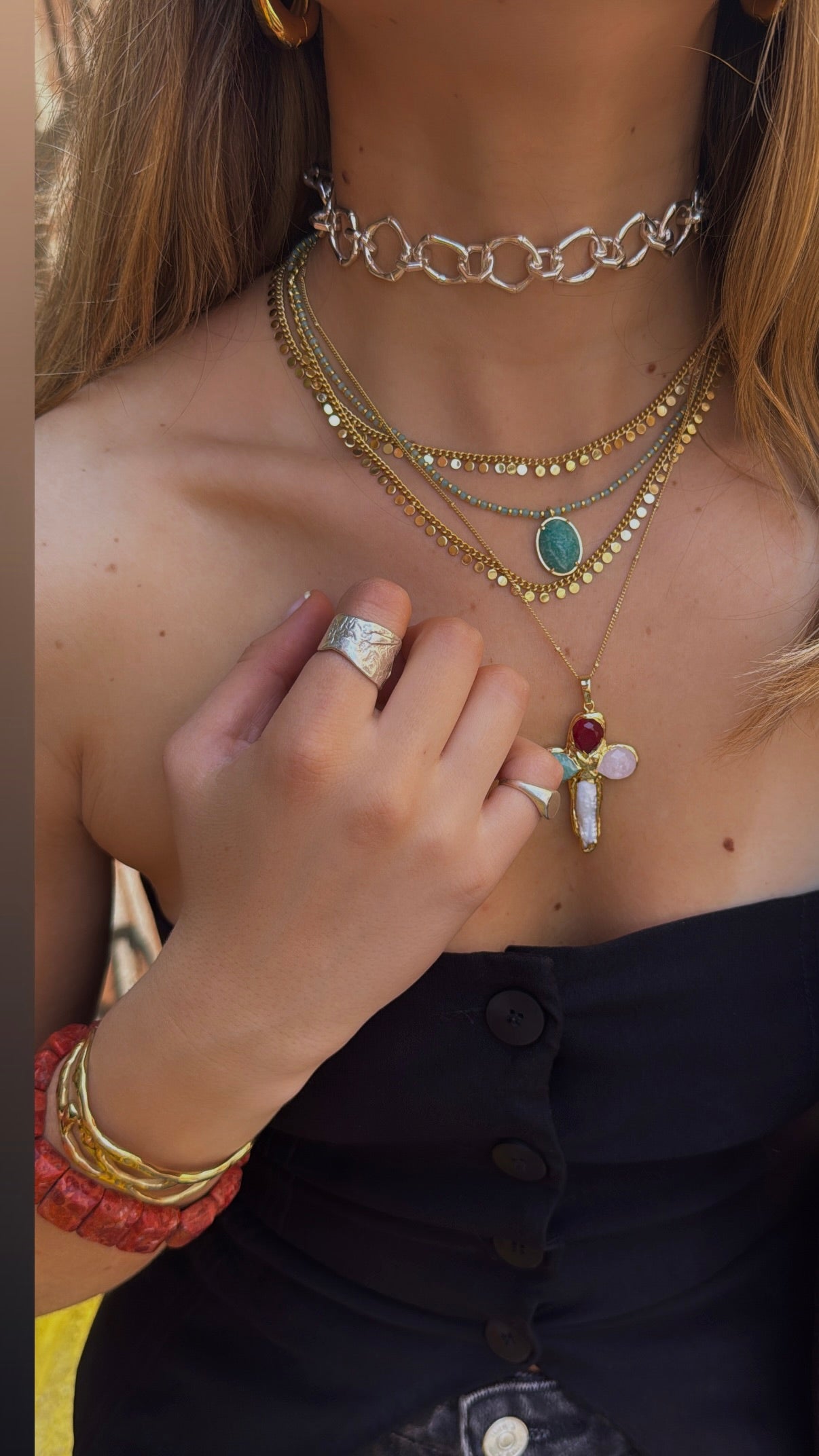 Collar | Choker Dosis de Joyas Plata Maxi
