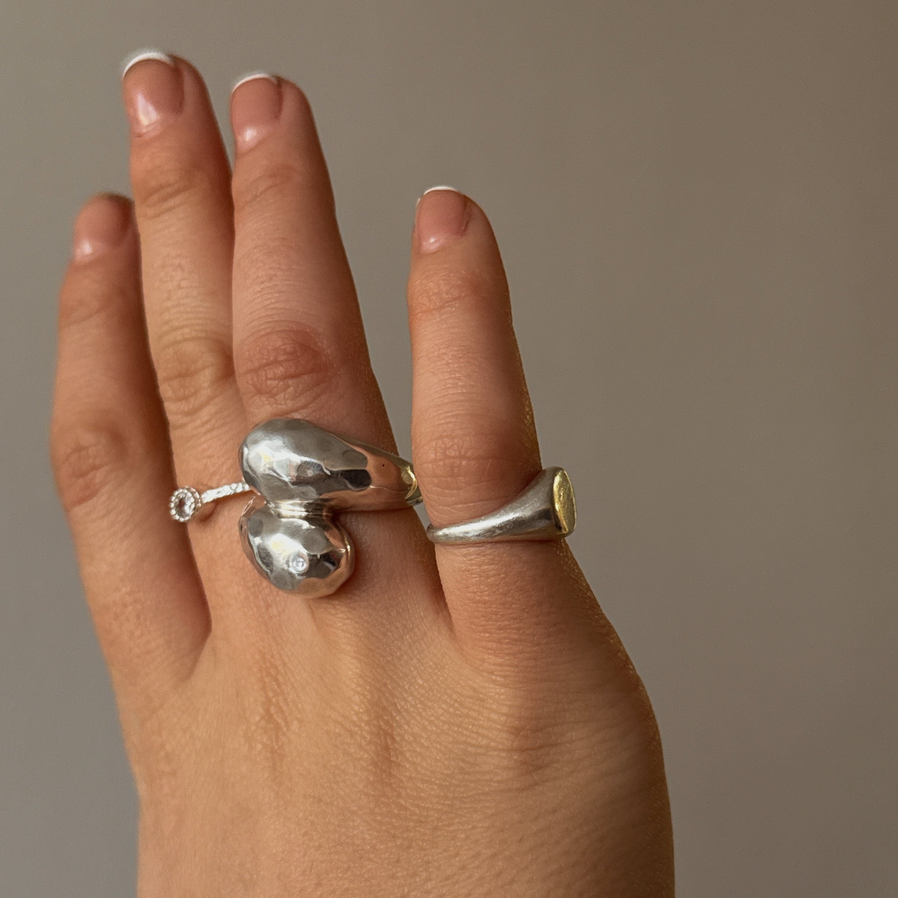 Anillo | Chunky Silver
