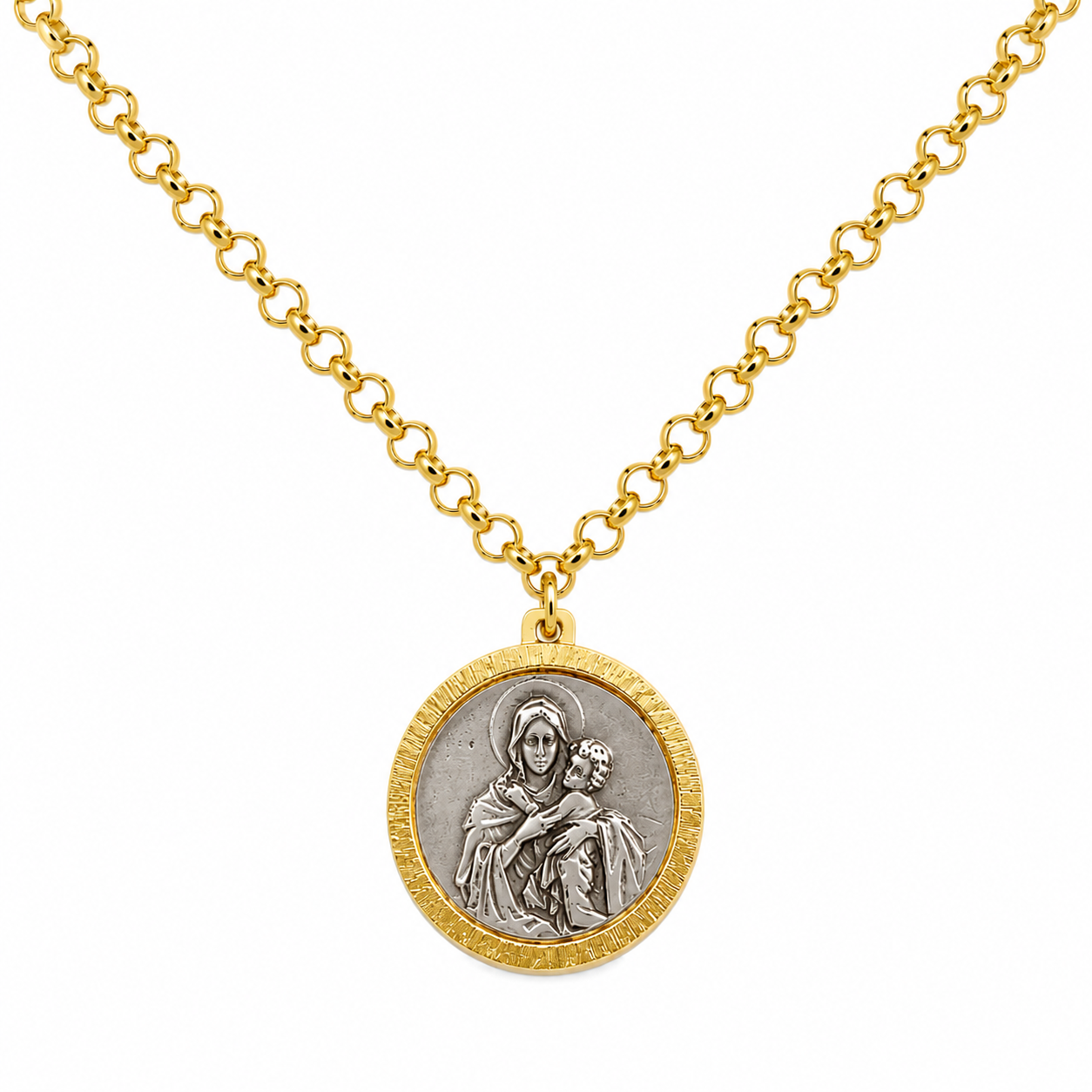 Collar | Virgen de Schoenstatt Round