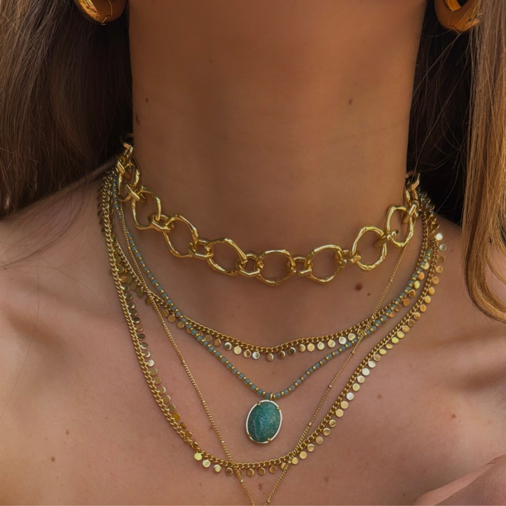 Collar | Choker Dosis de Joyas Oro Maxi