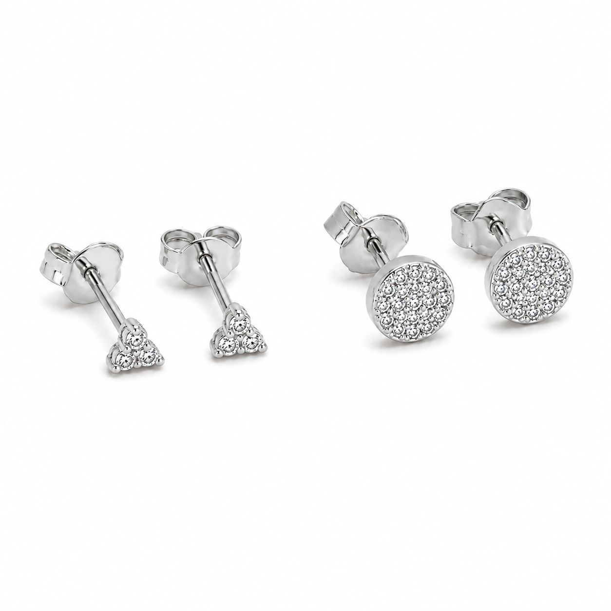 Aros |  Conjunto Elegant Silver