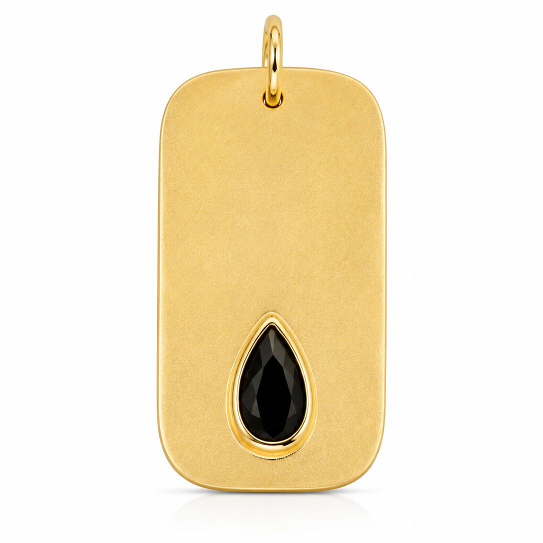 Collar Placa | Shadow Writer Gold