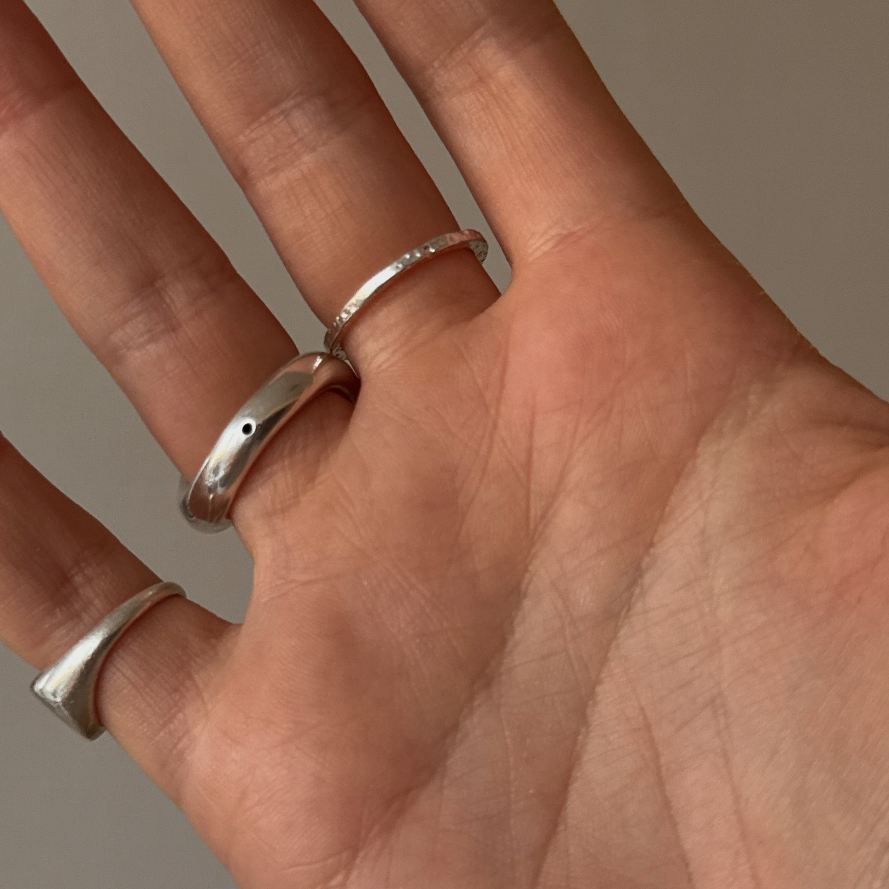 Anillo | Chunky Silver