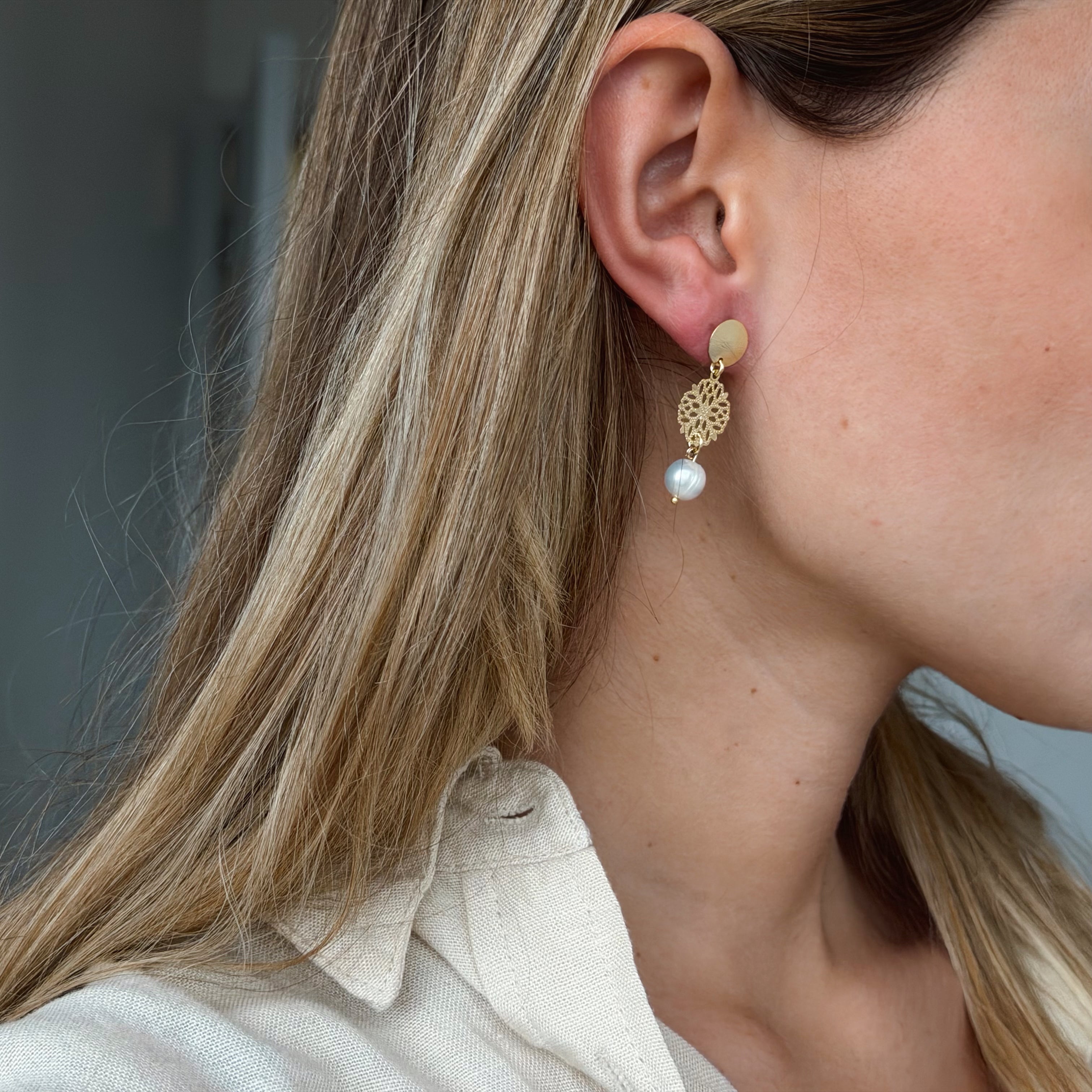 Aros | Spring Pearl Gold