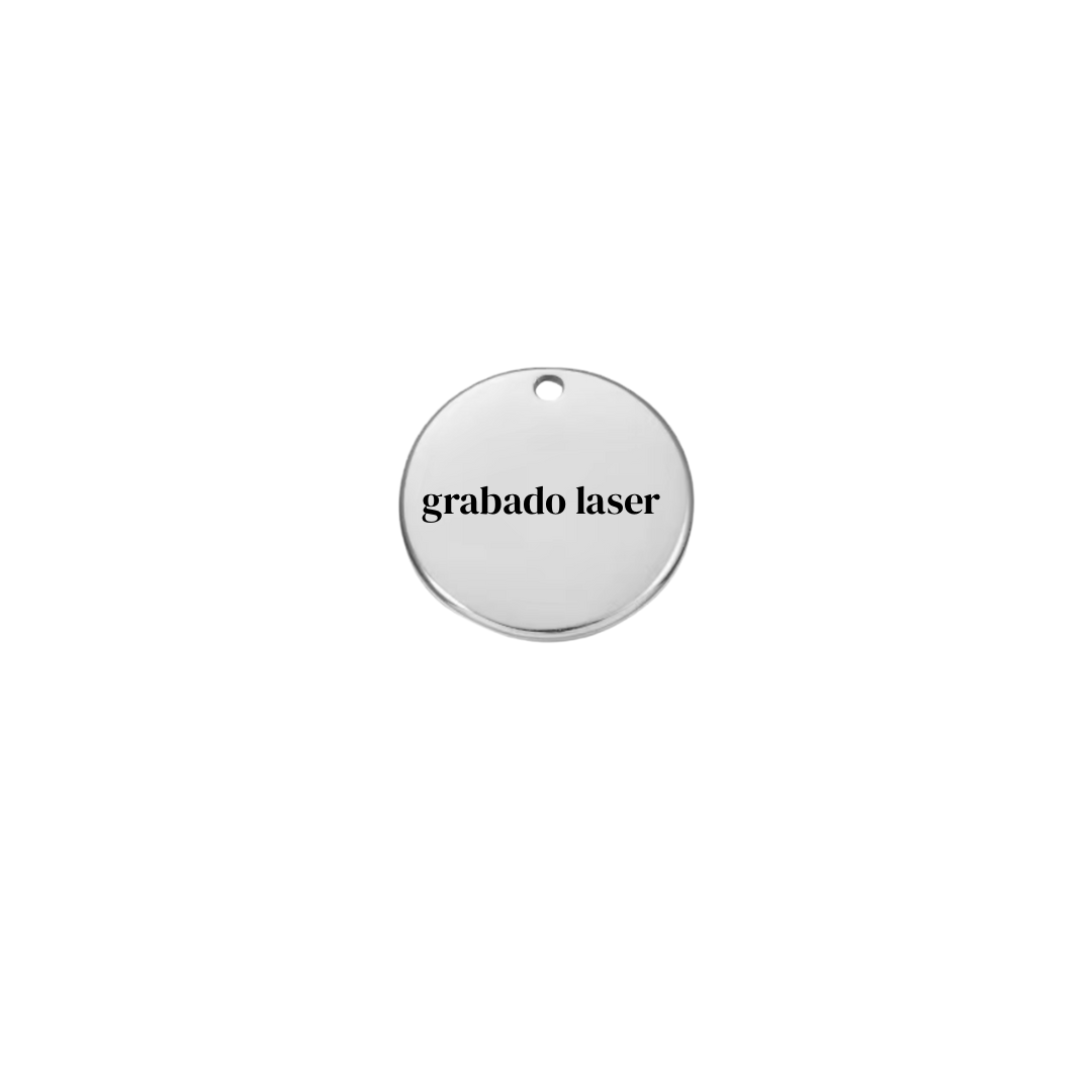 Charm | Circulo 7 mm plata