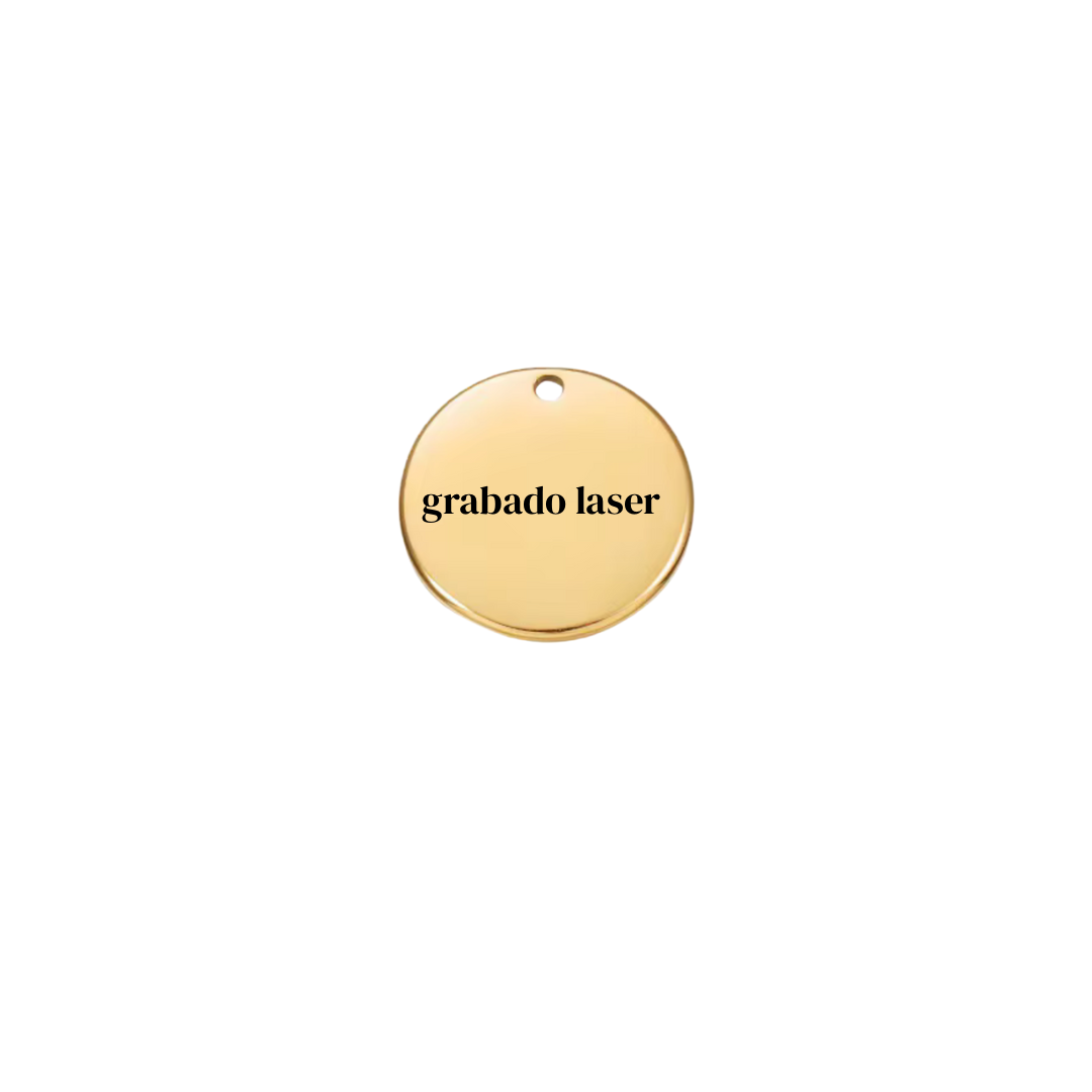 Charm | Circulo 7 mm oro