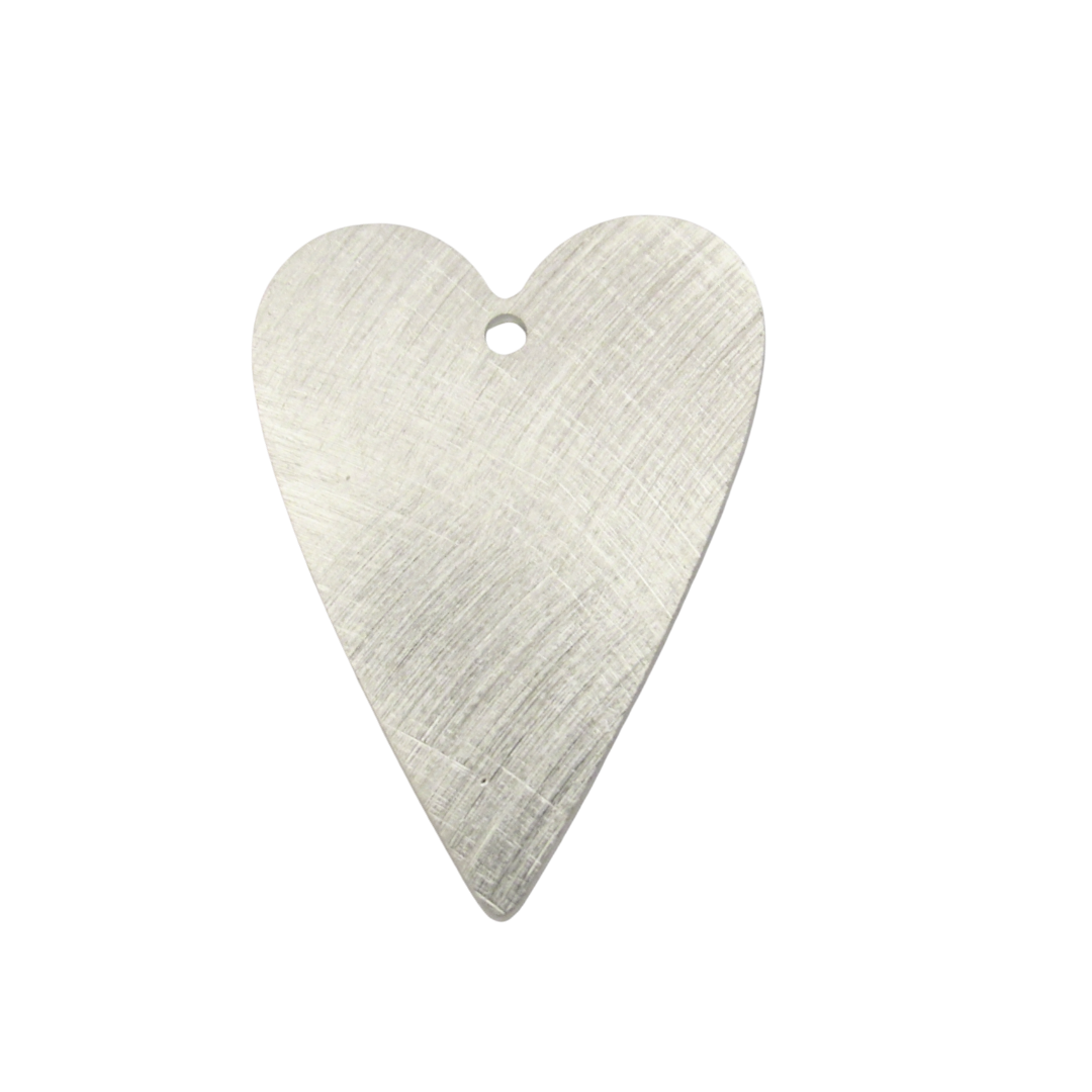 Charm | Corazón XL Plata