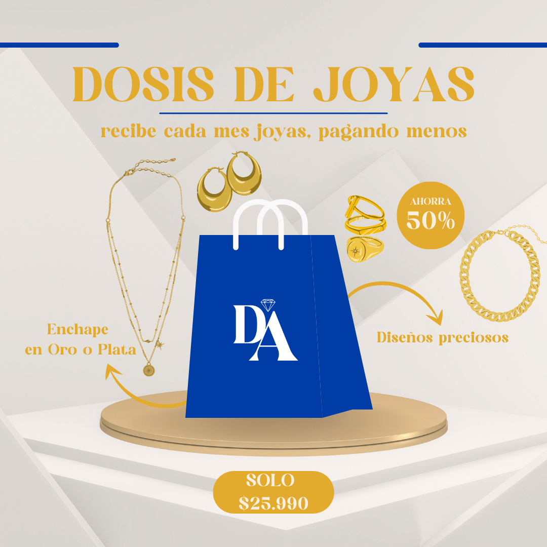 Suscripción | Dosis de Joyas Oro y Plata (Debes pagar con Ventipay)