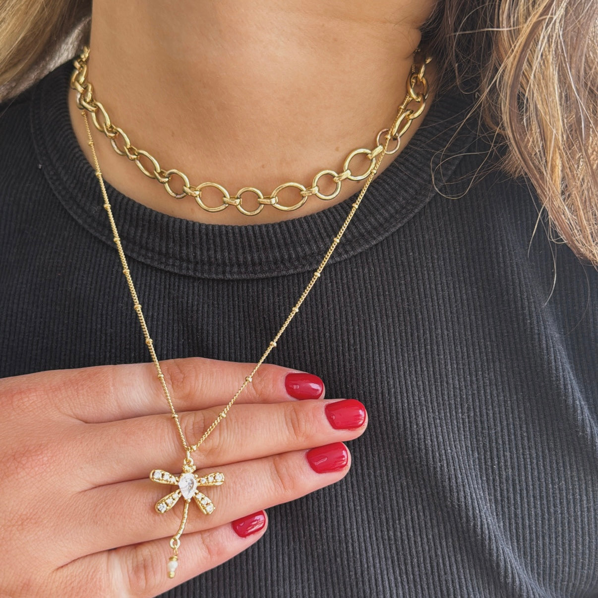 Cadenita | Amuleto Libelula