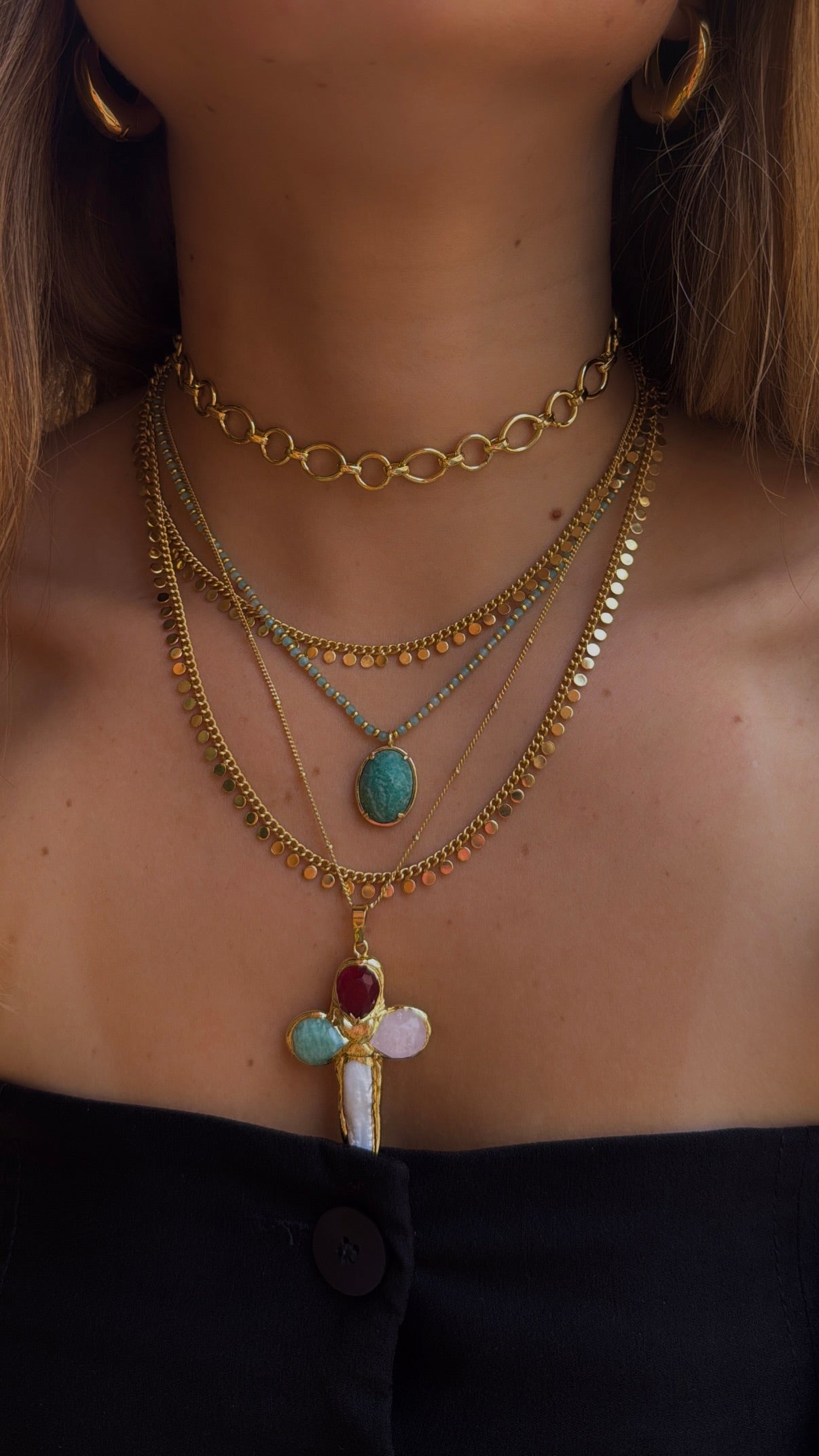 Collar | Choker Dosis de Joyas Oro Mini