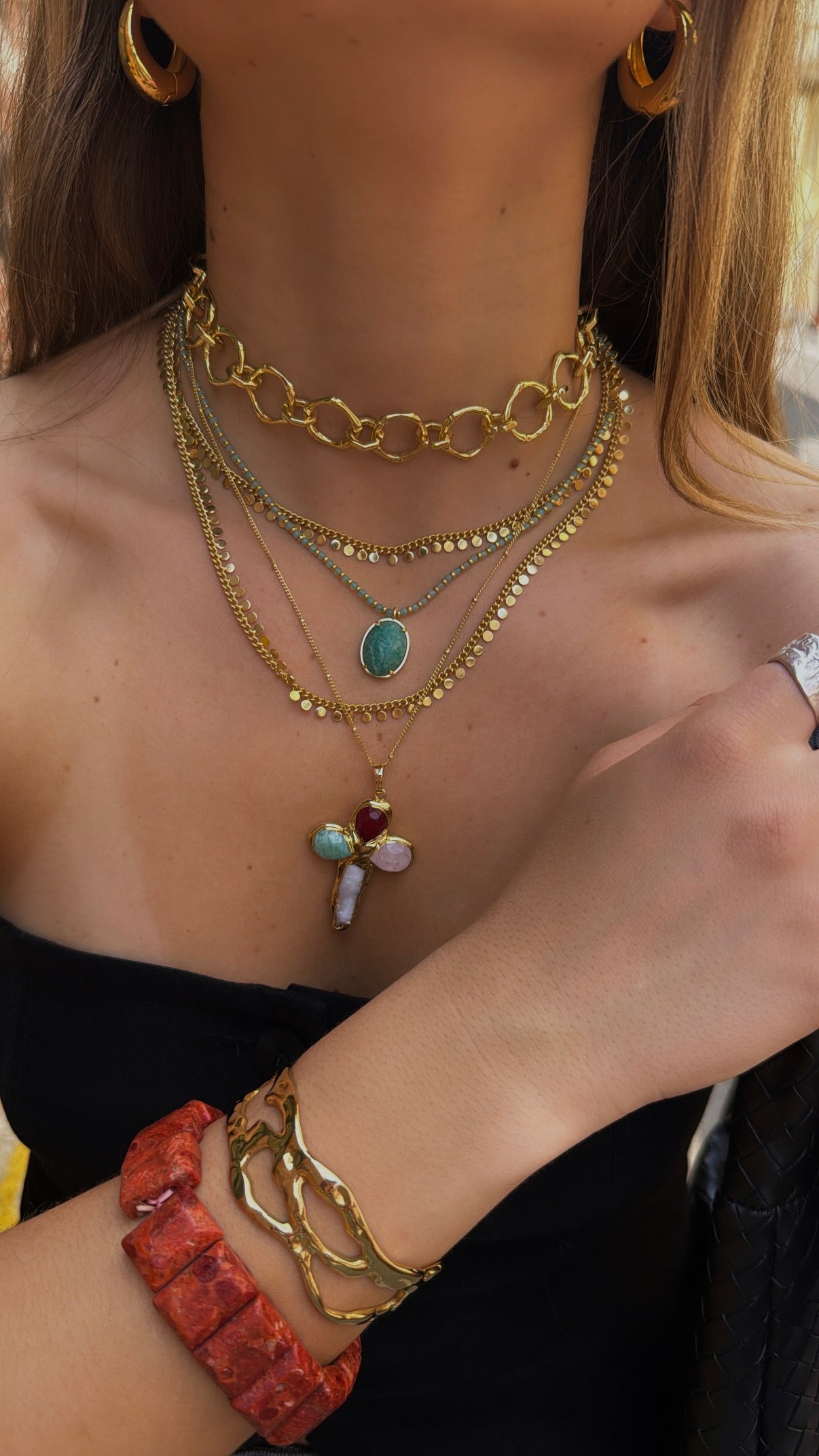 Collar | Choker Dosis de Joyas Oro Maxi