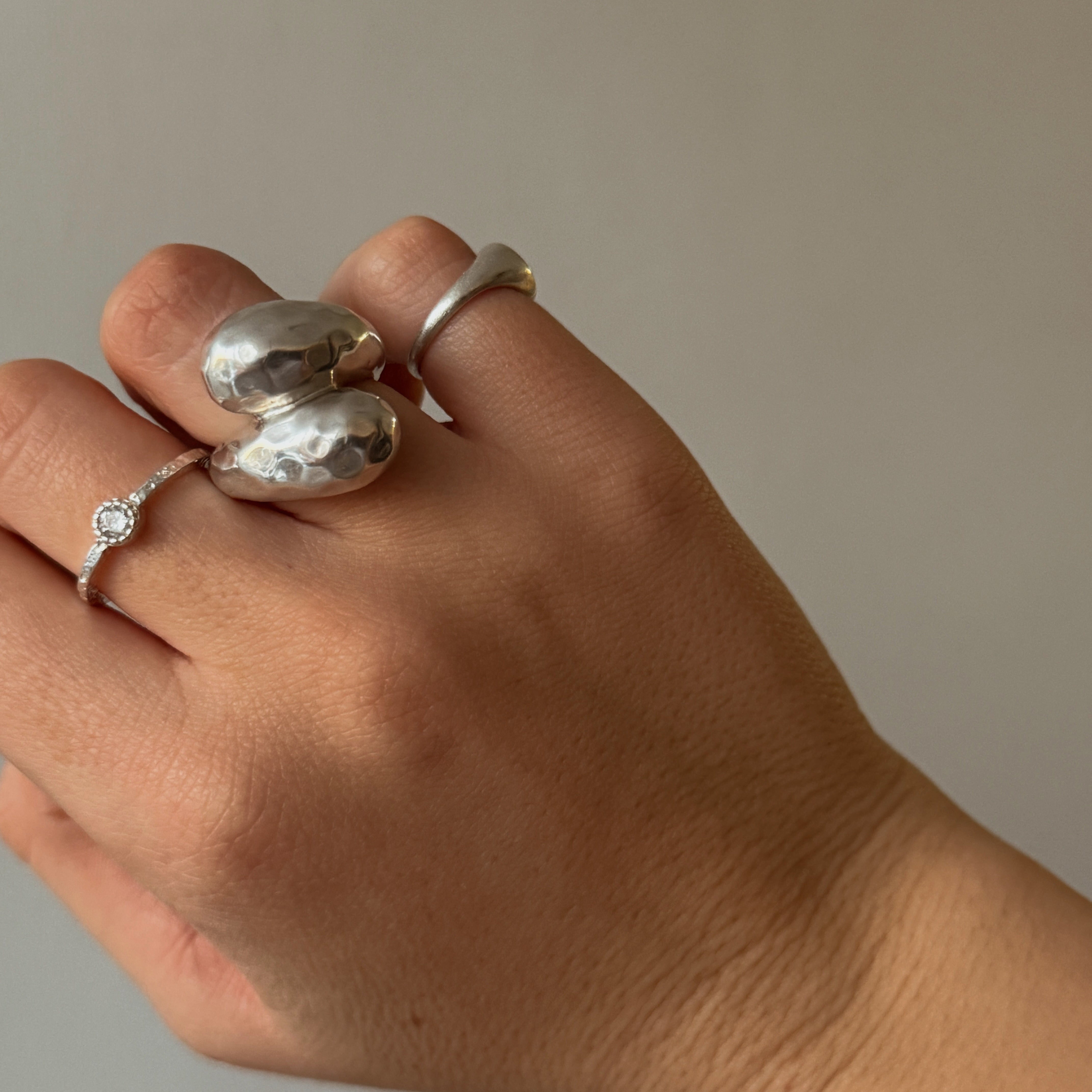 Anillo | Chunky Silver