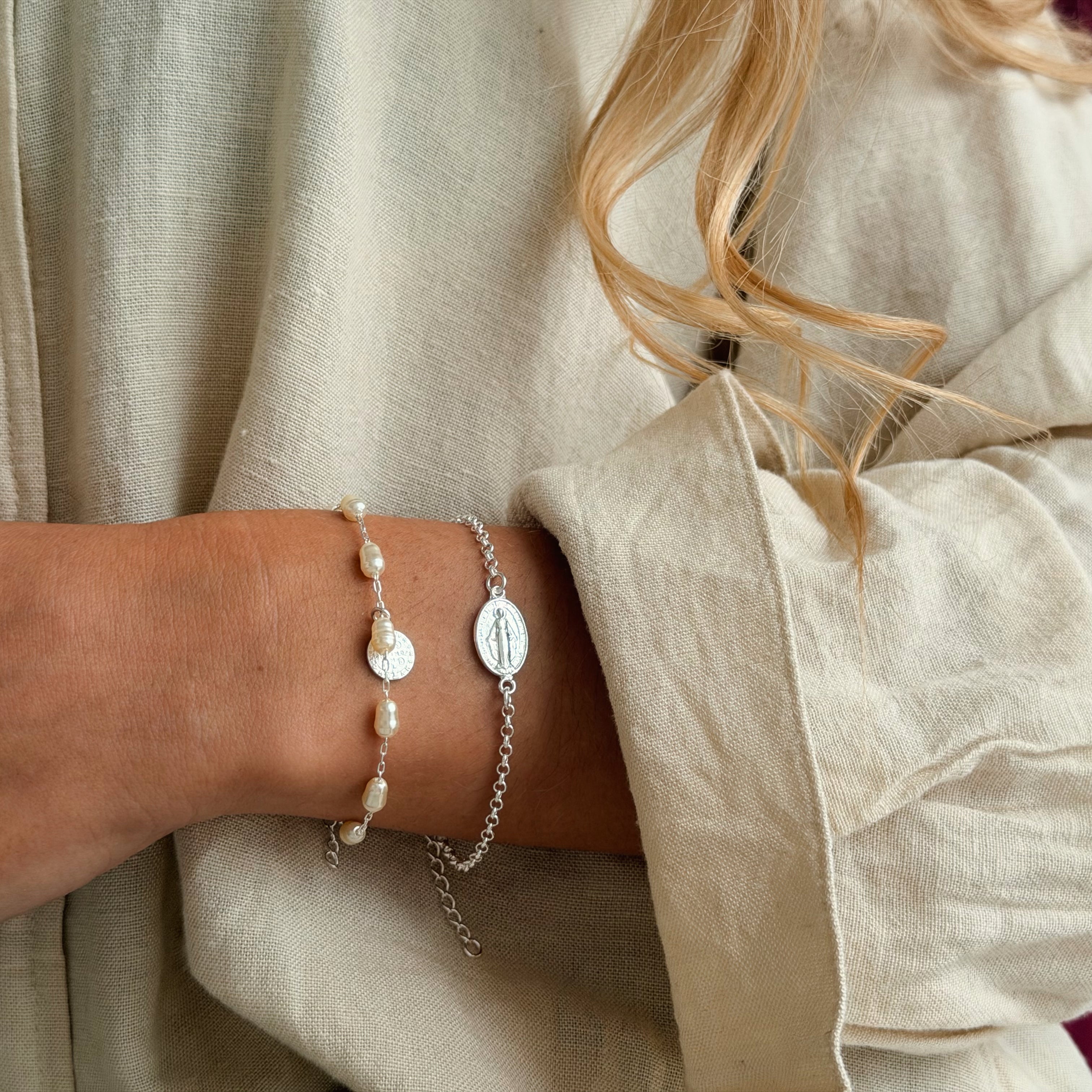 Pulsera | Virgencita Silver