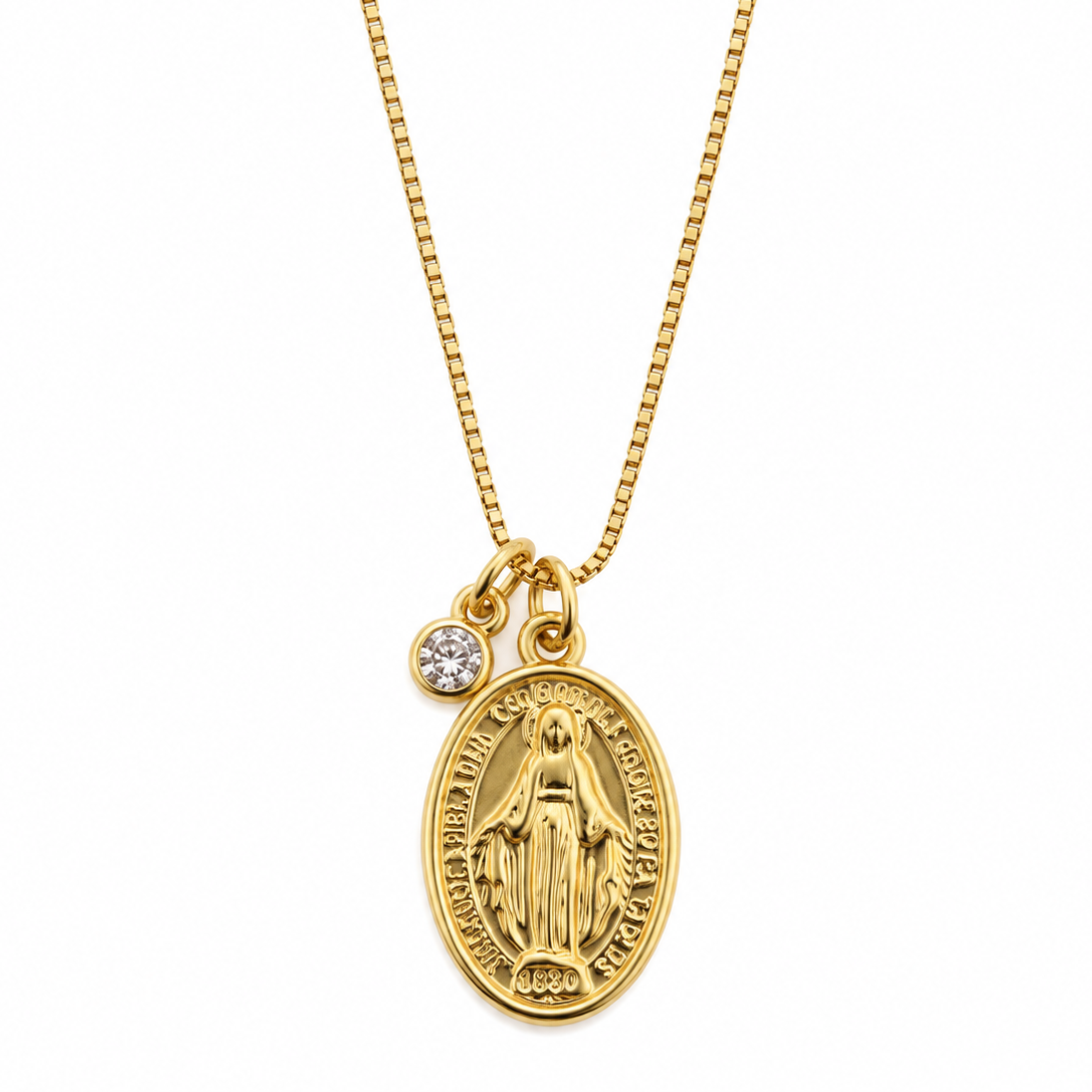 Collar | Virgencita Detail Gold