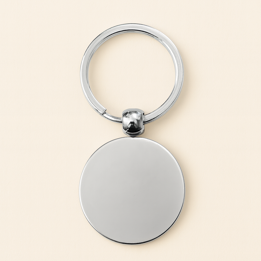 Llavero | Metálico Plateado