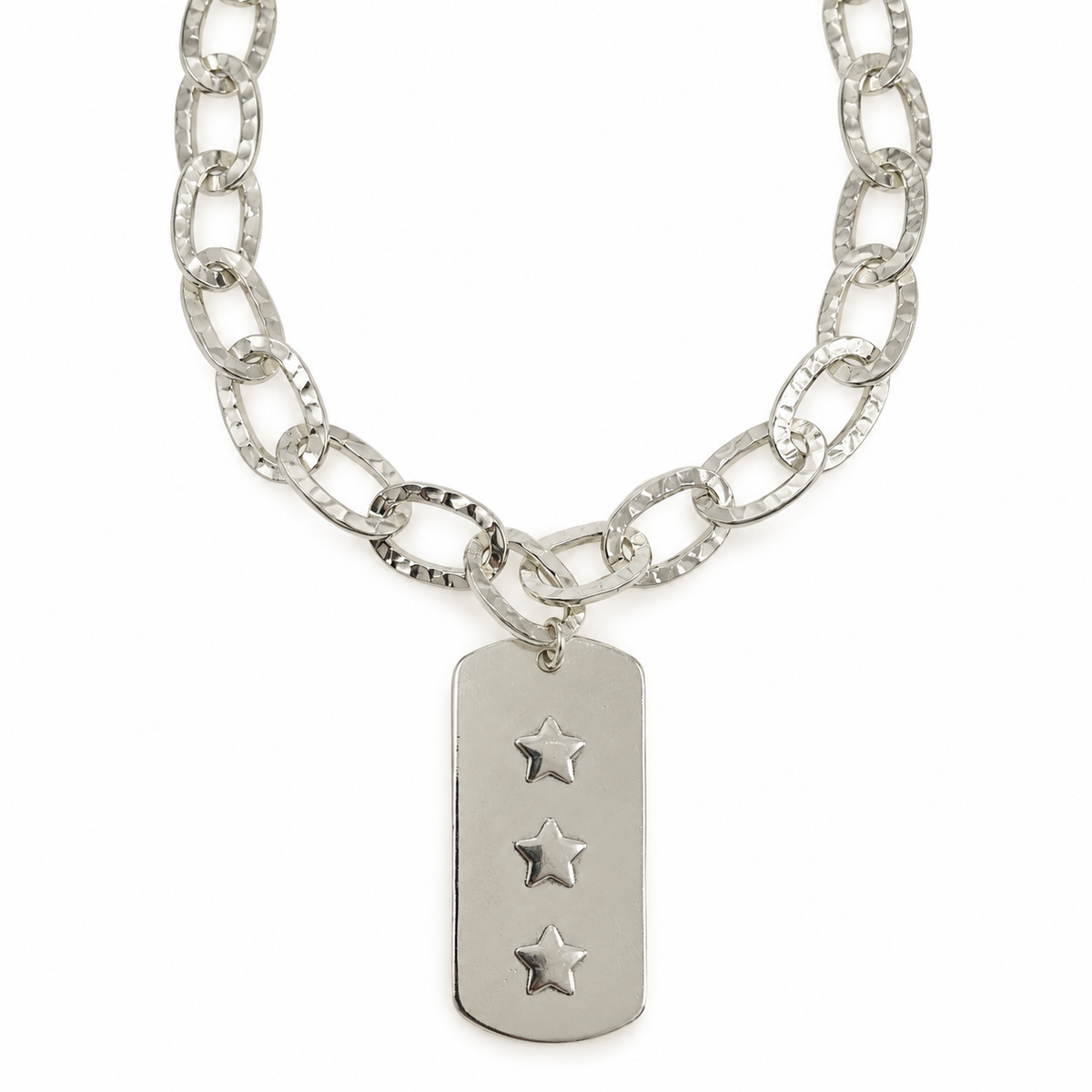 Collar | Placa Silver + Grabado