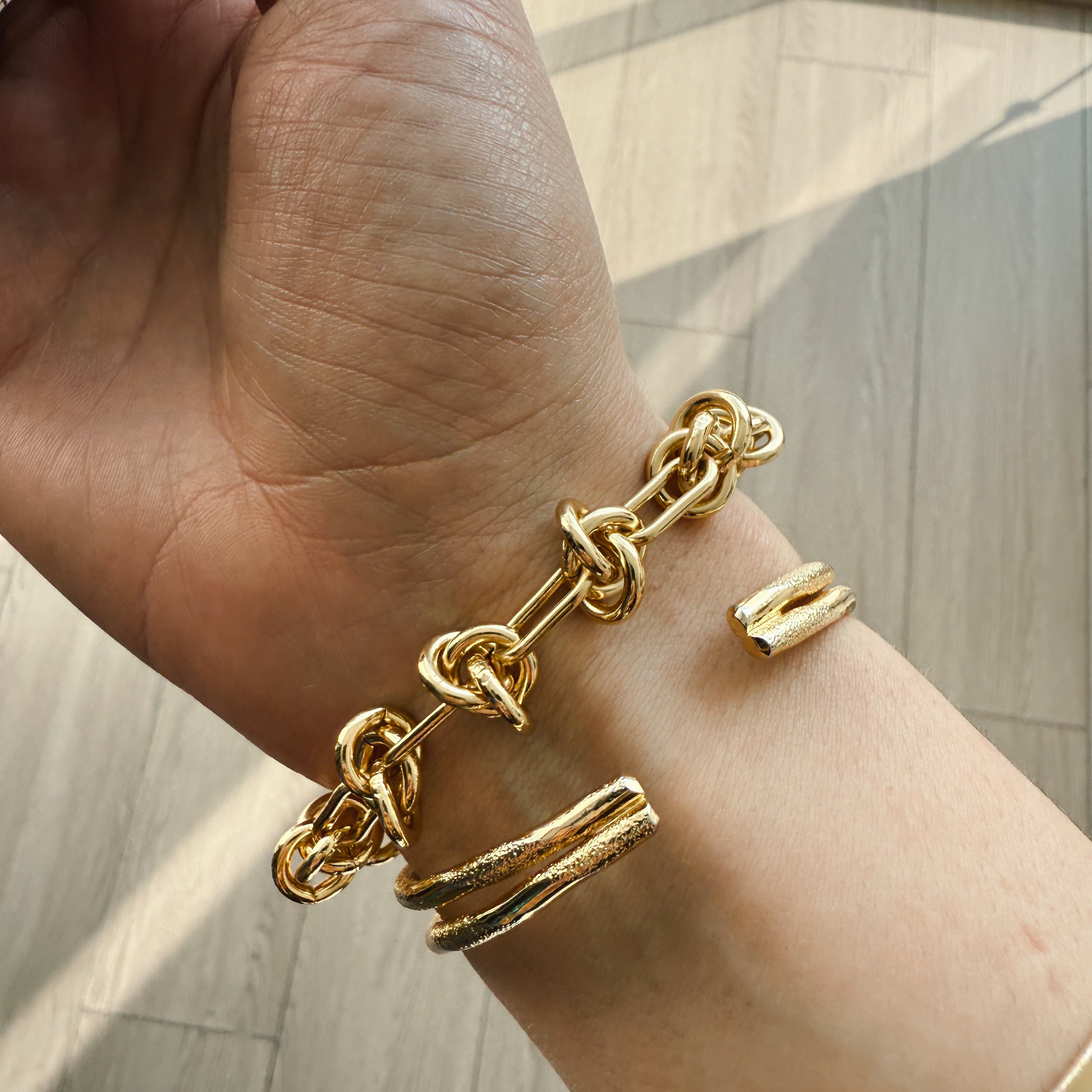 Pulsera | Oro con corazón