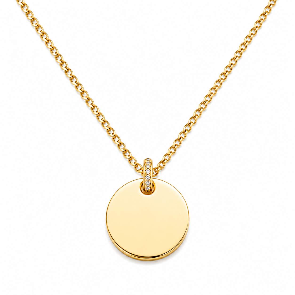 Cadenita | Medalla Gold Circones Personalizable