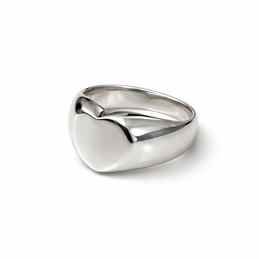Anillo | Silver Heart Grabado