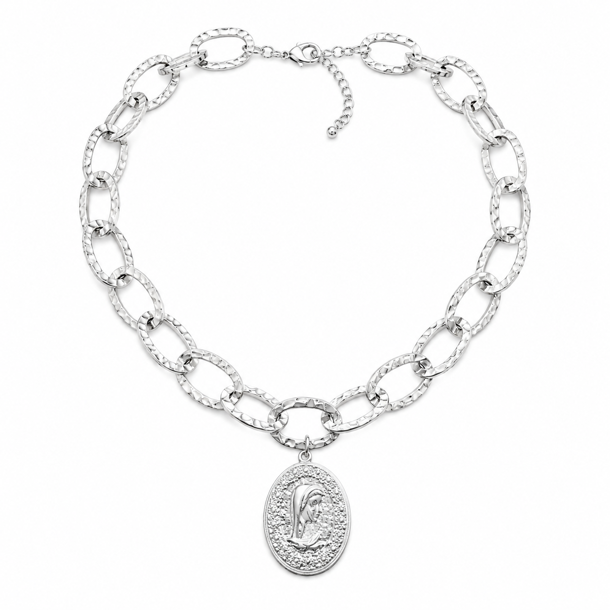 Collar | Virgen Silver XL Circones