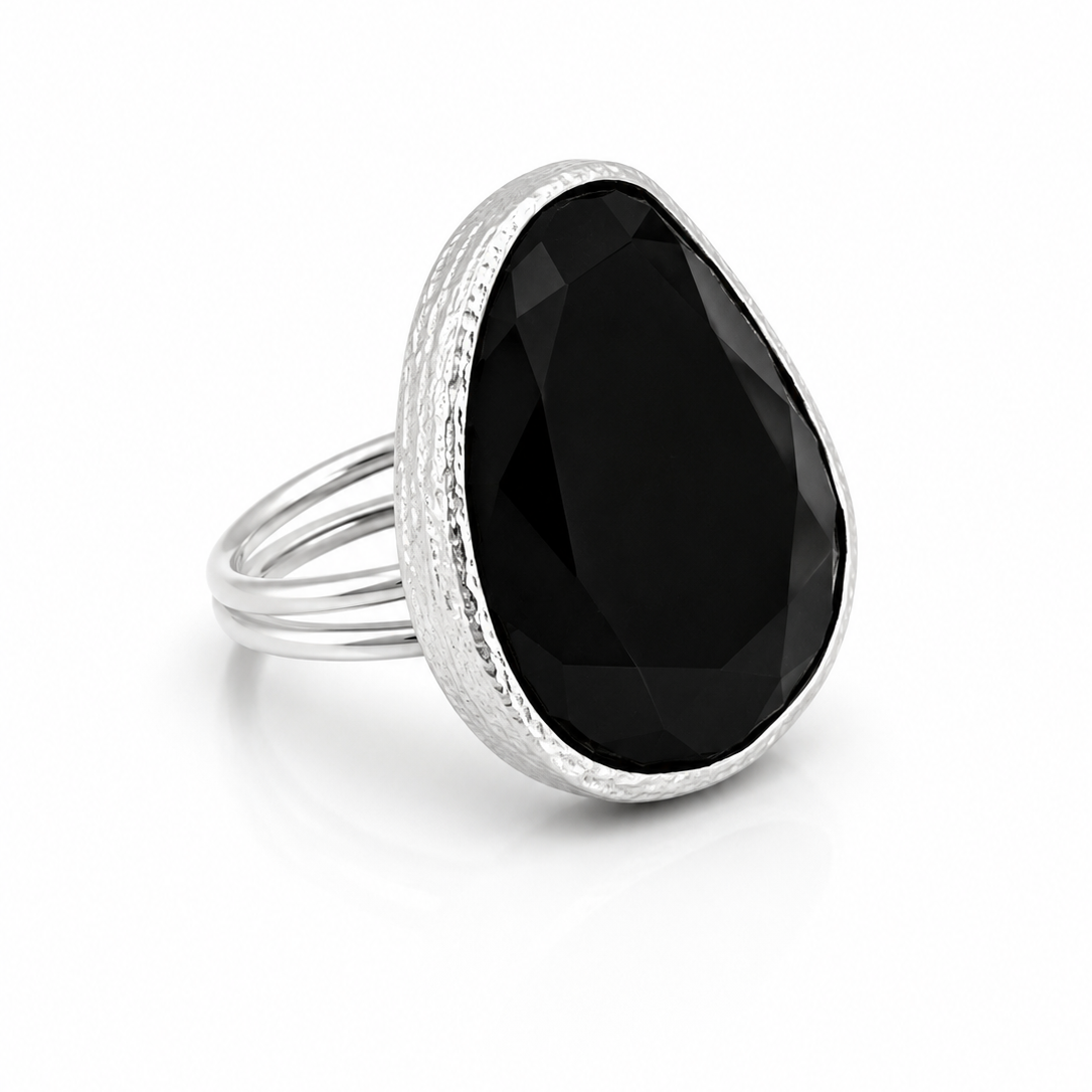 Anillo | Black Silver