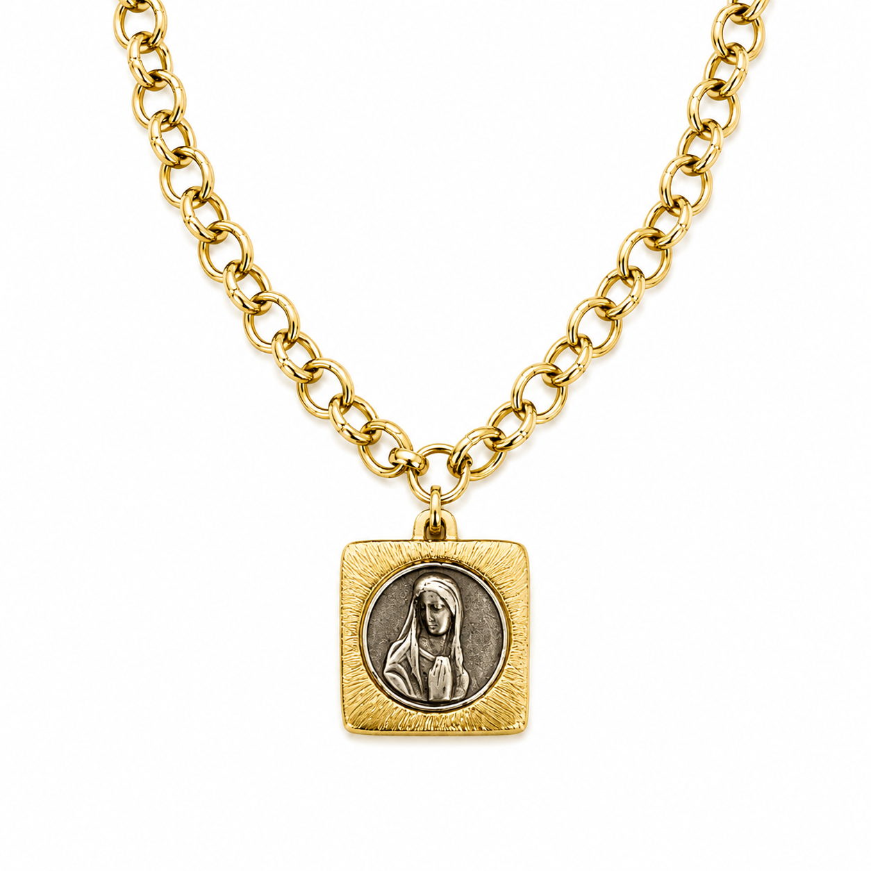 Collar | Virgen cuadrada