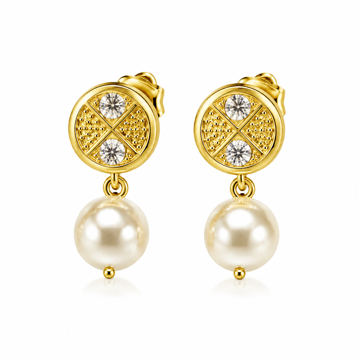 Aros | Gold Pearl Detail