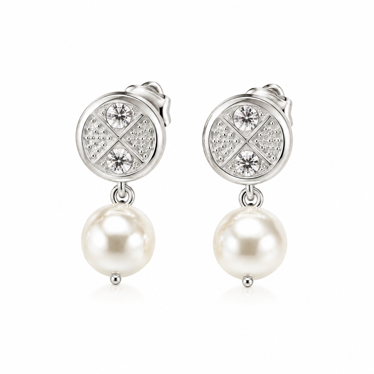 Aros | Silver Pearl Detail