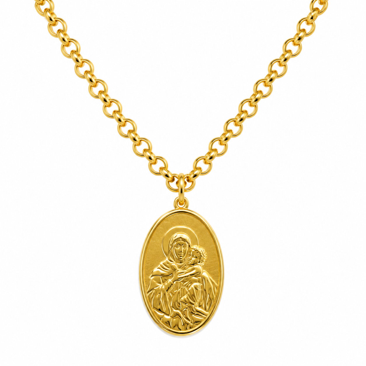 Collar | Virgen Ovalada