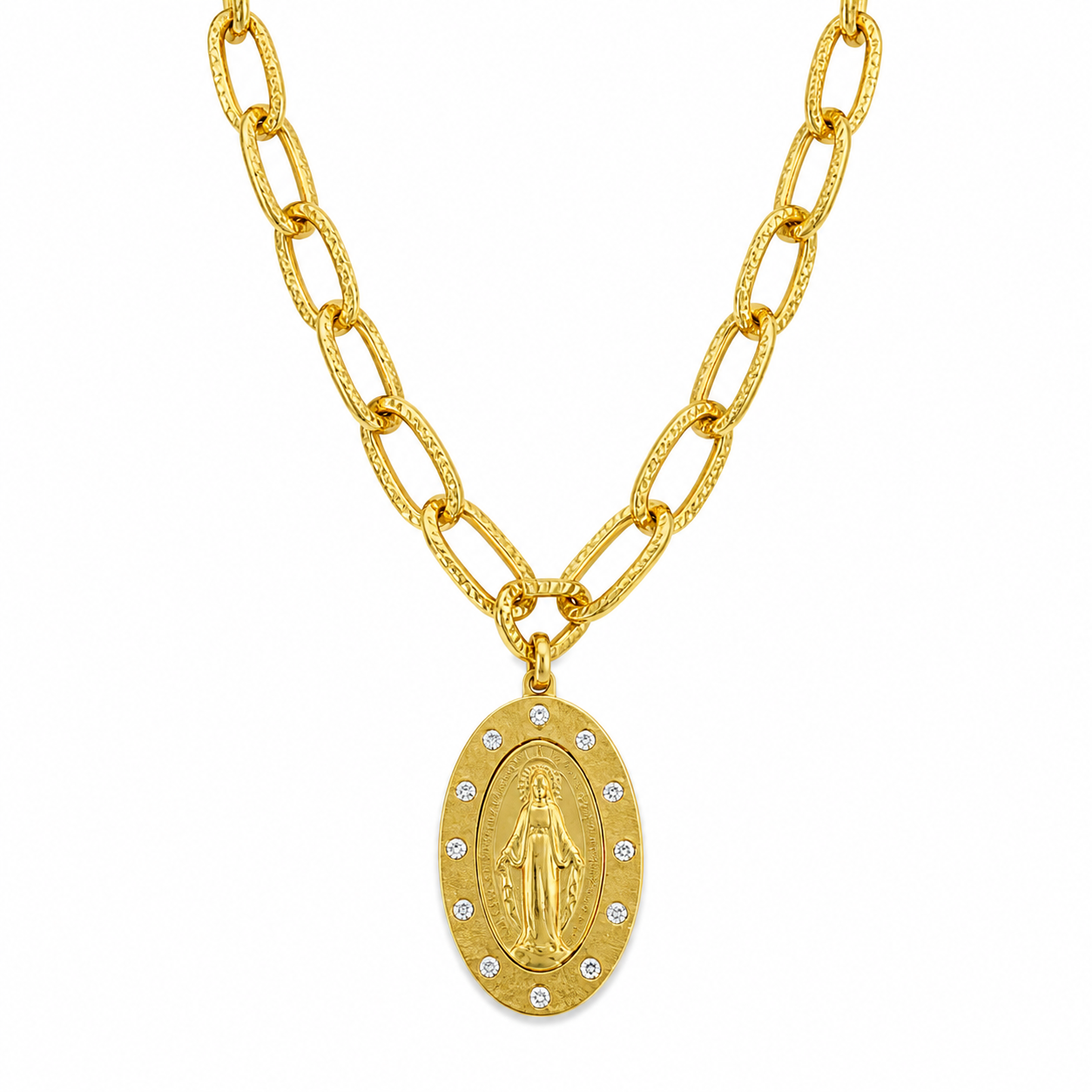 Collar | Virgen de los Rayos Brillante