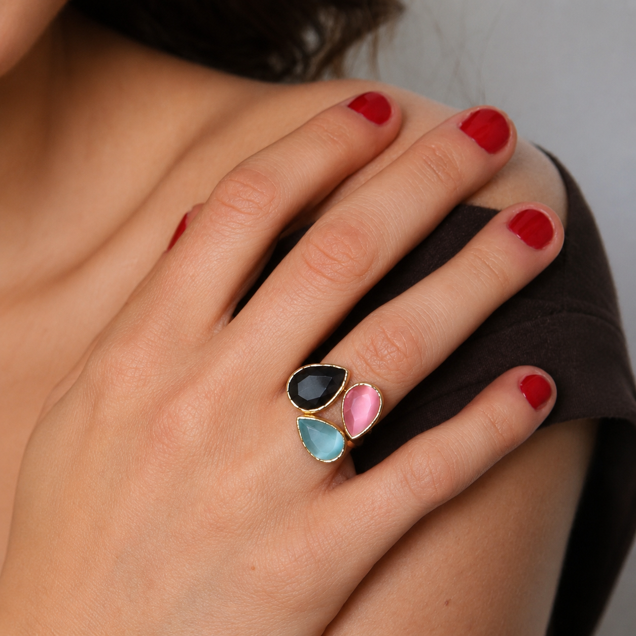 Anillo | Trio Gold