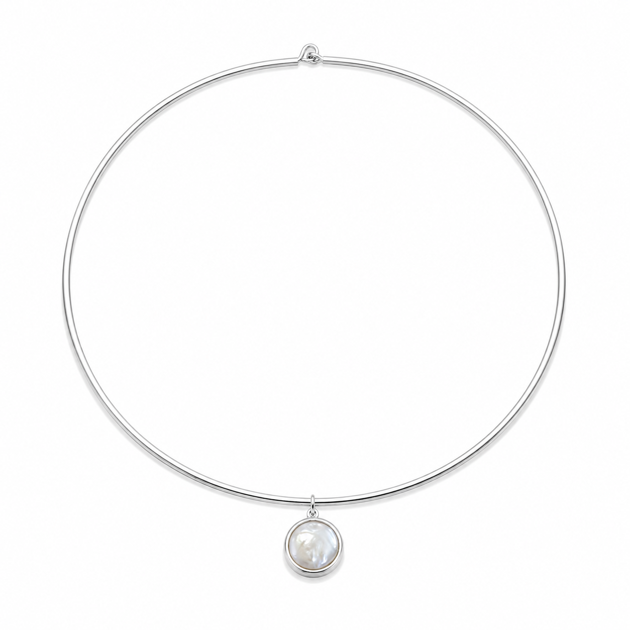 Collar | Pearl Silver