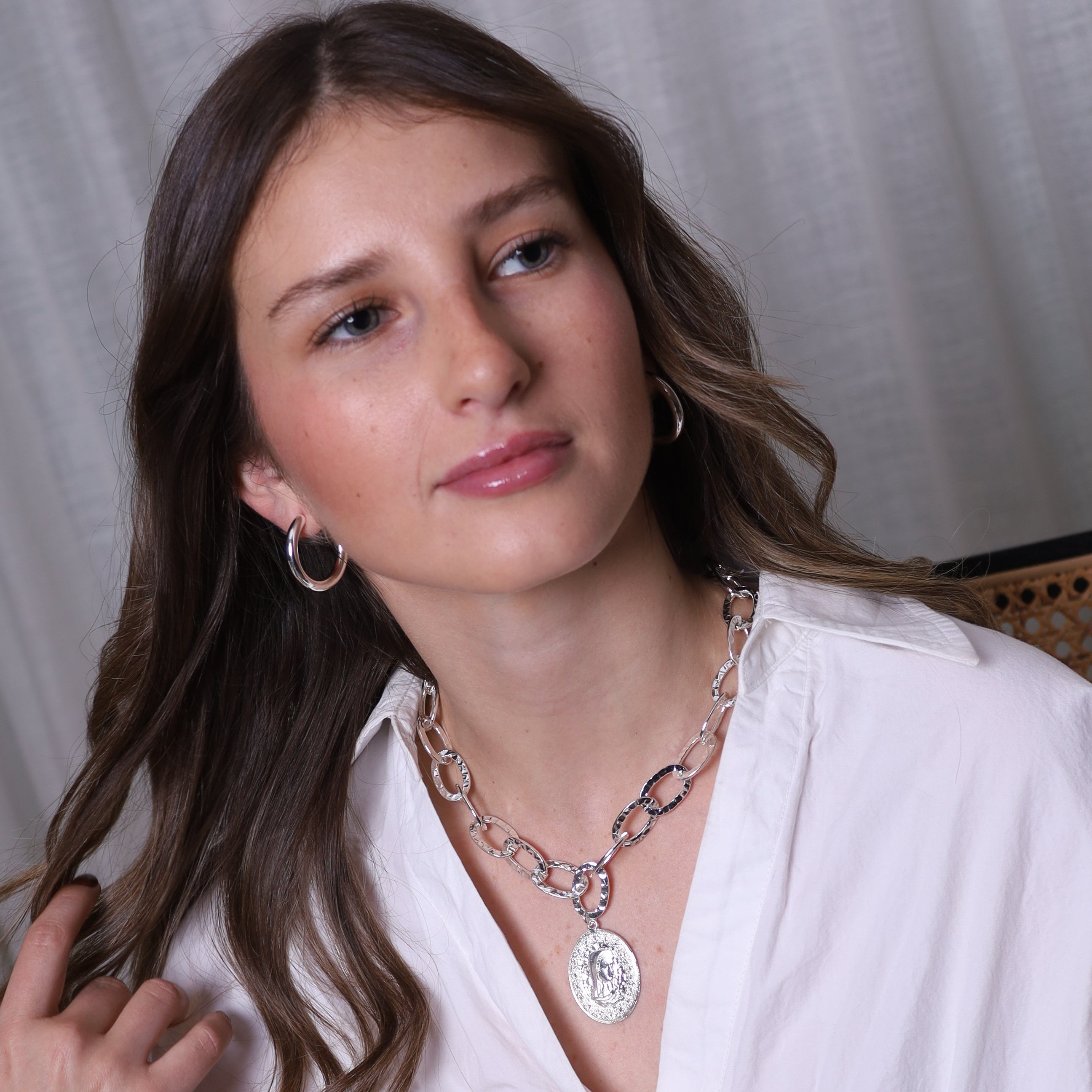 Collar | Virgen Silver XL Circones