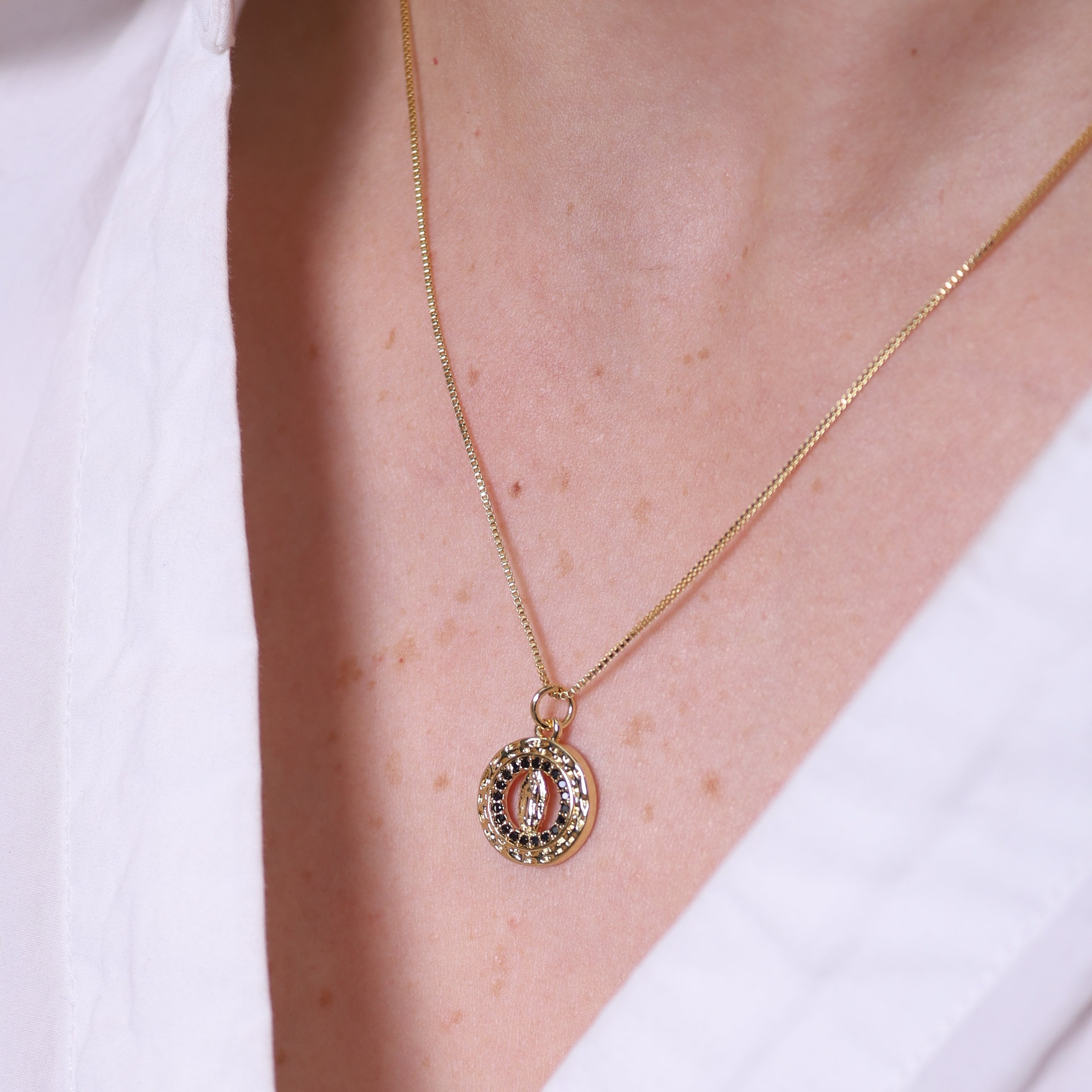 Collar | Virgencita Mini Black